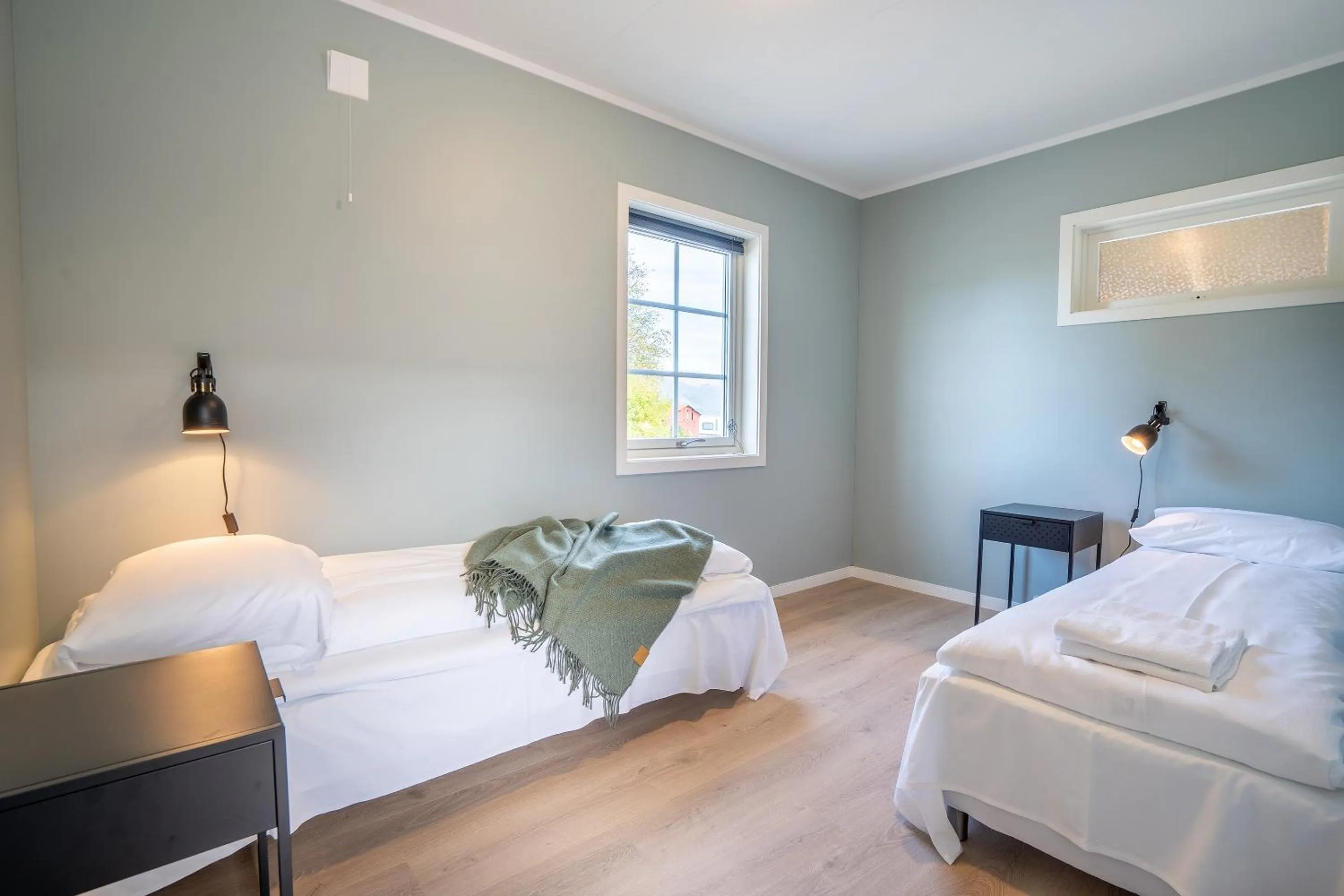 Bedroom, Bed in Topcamp Havblikk - Helgeland