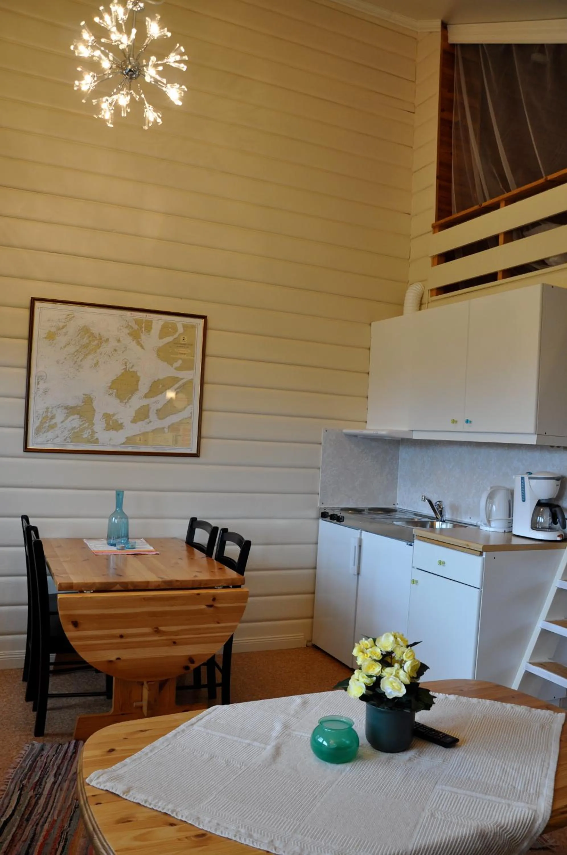 Kitchen or kitchenette in Topcamp Havblikk - Helgeland