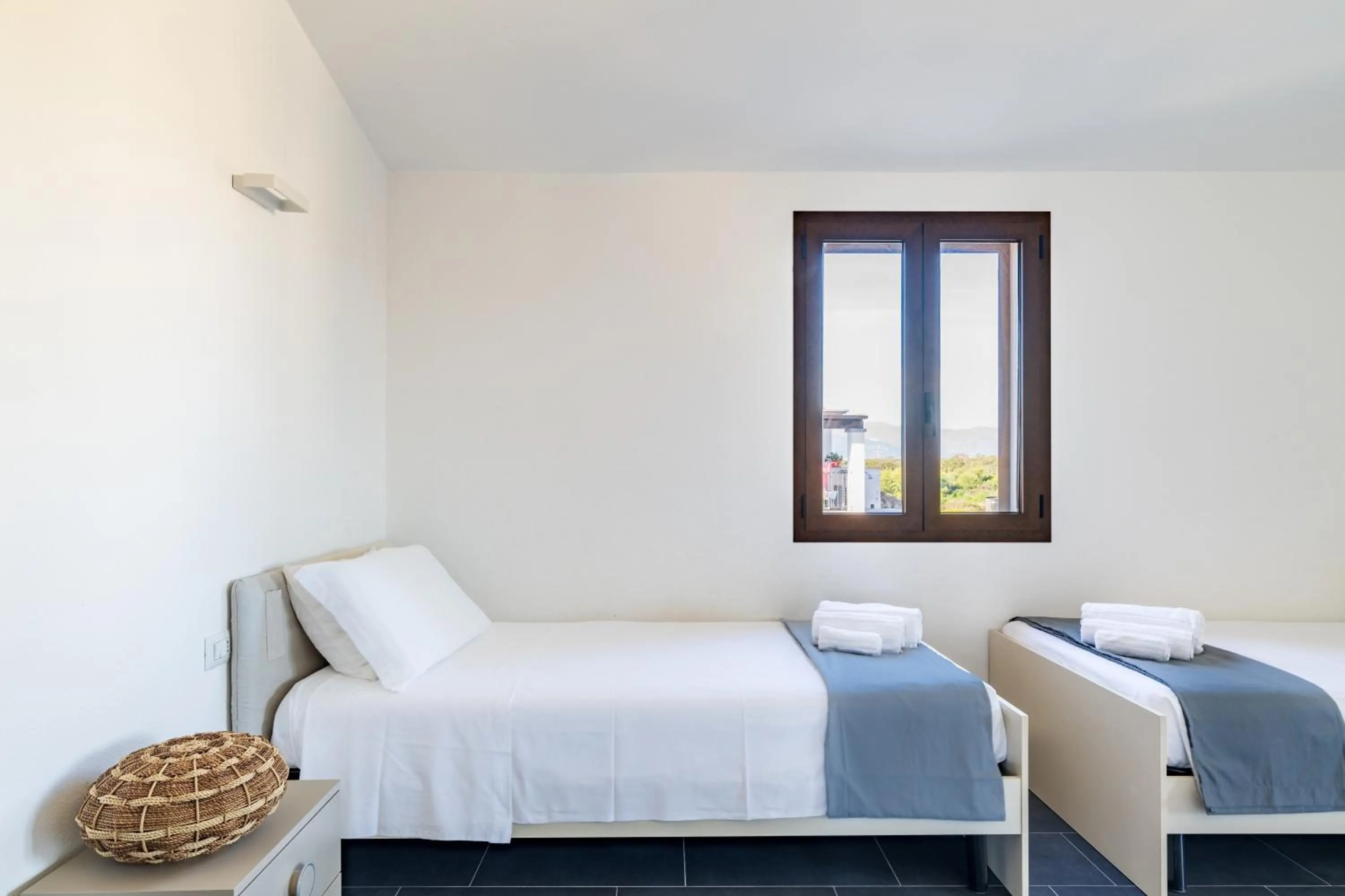 Bed in Lighthouse Holiday Home