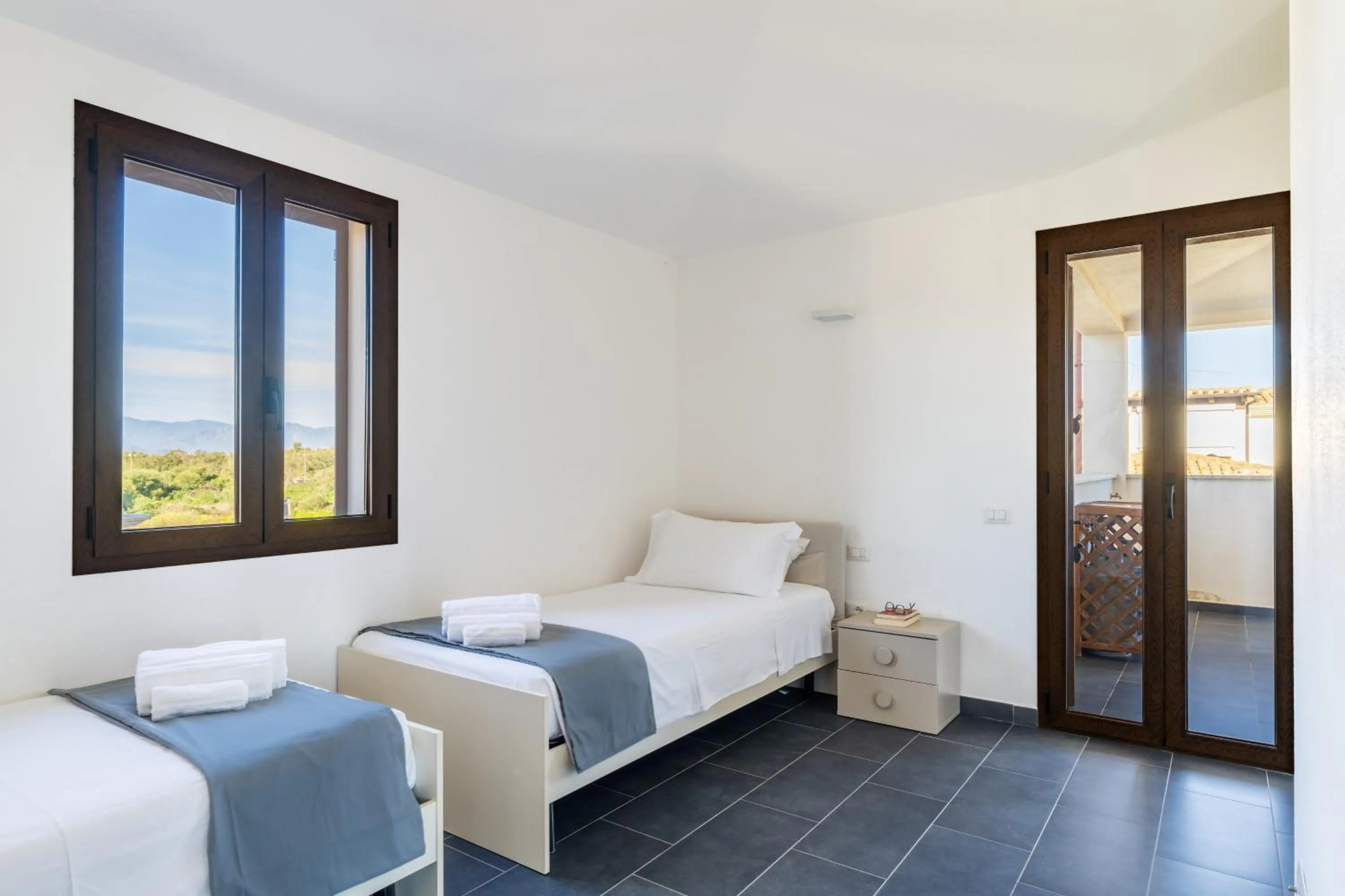 Bed in Lighthouse Holiday Home