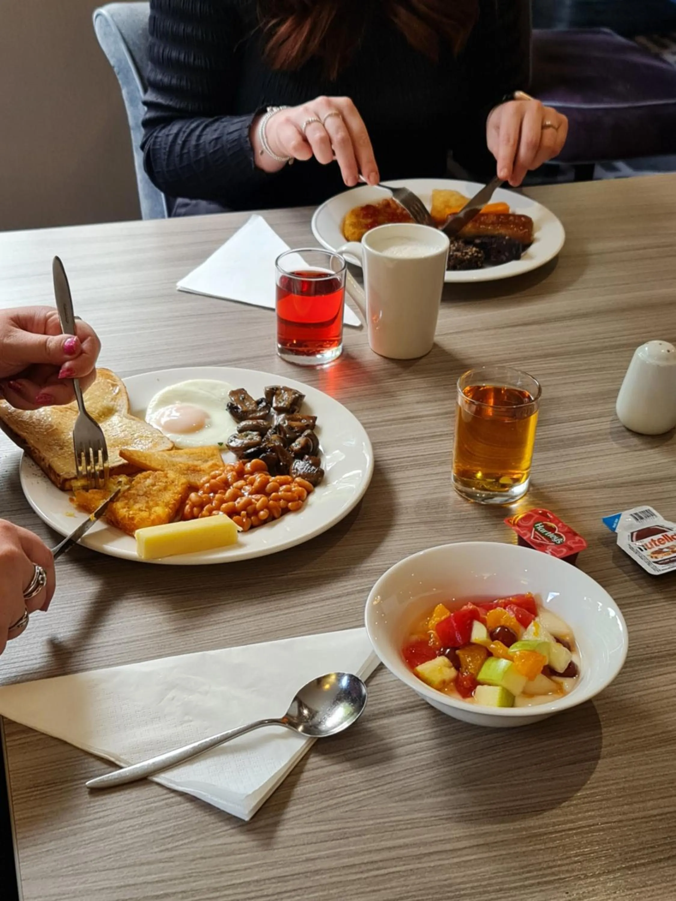 Buffet breakfast in Gretna Hall Hotel