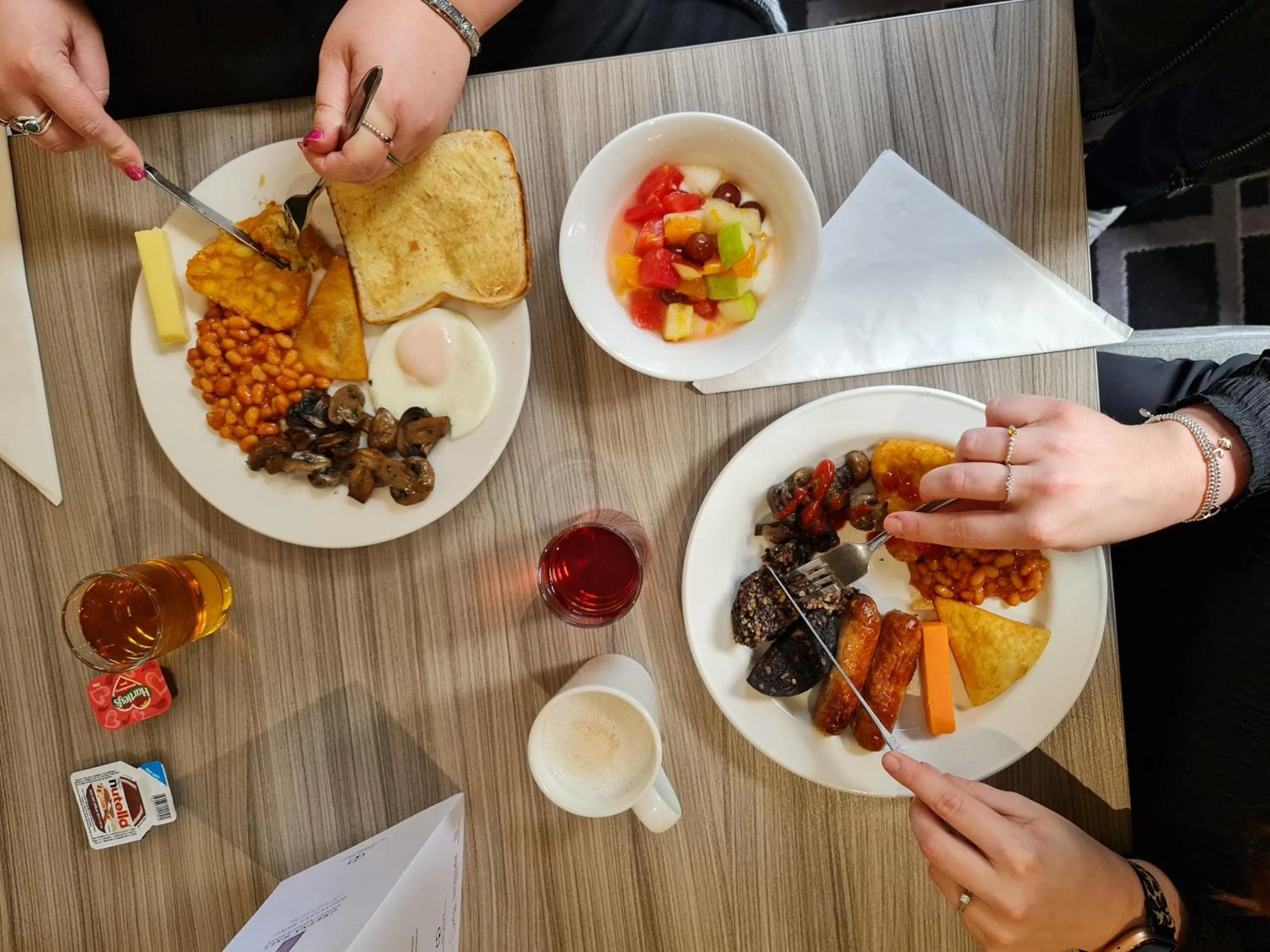 Buffet breakfast in Gretna Hall Hotel