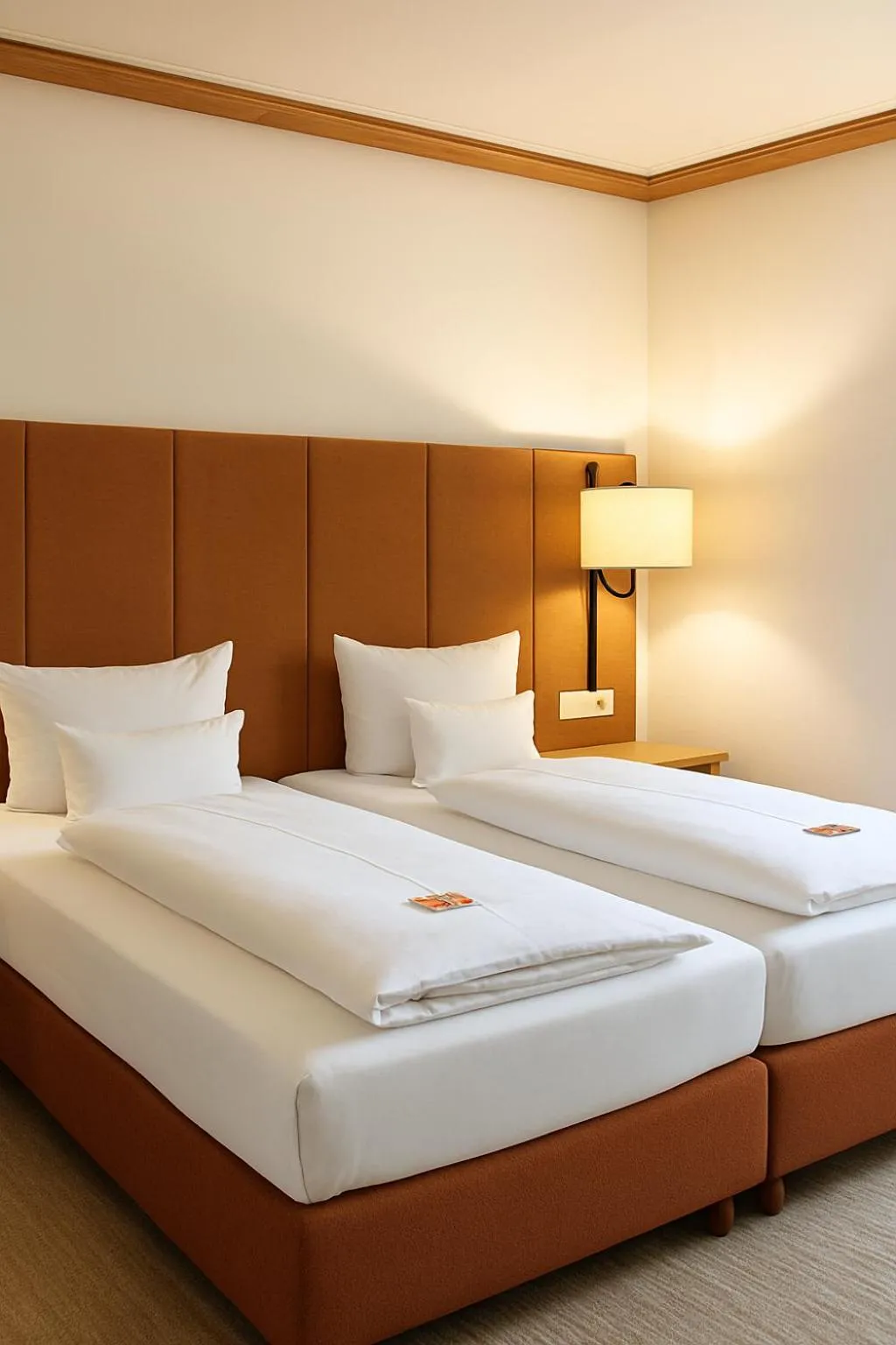 Bed in Parkhotel an der Therme