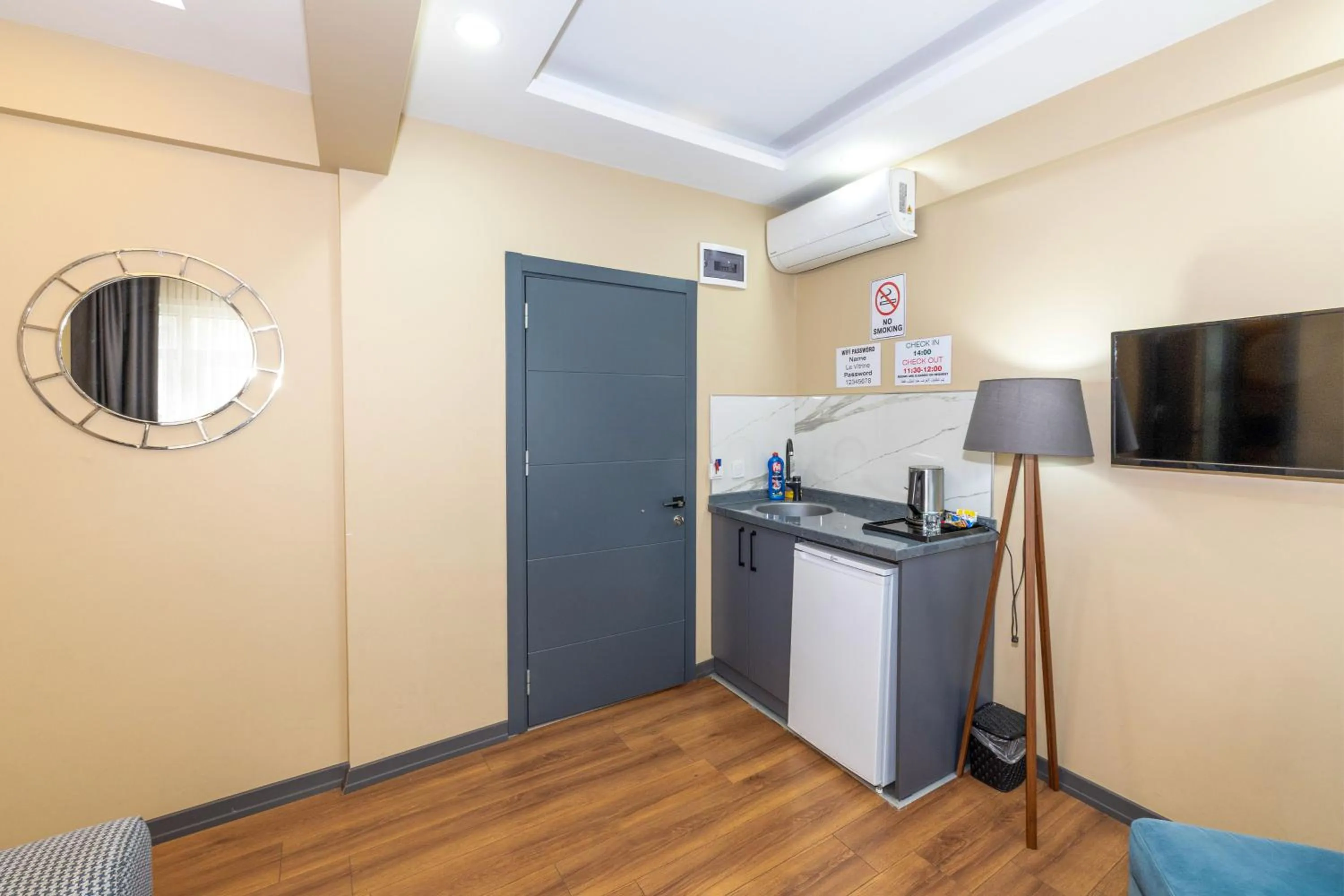 kitchen in hotel La Vitrine