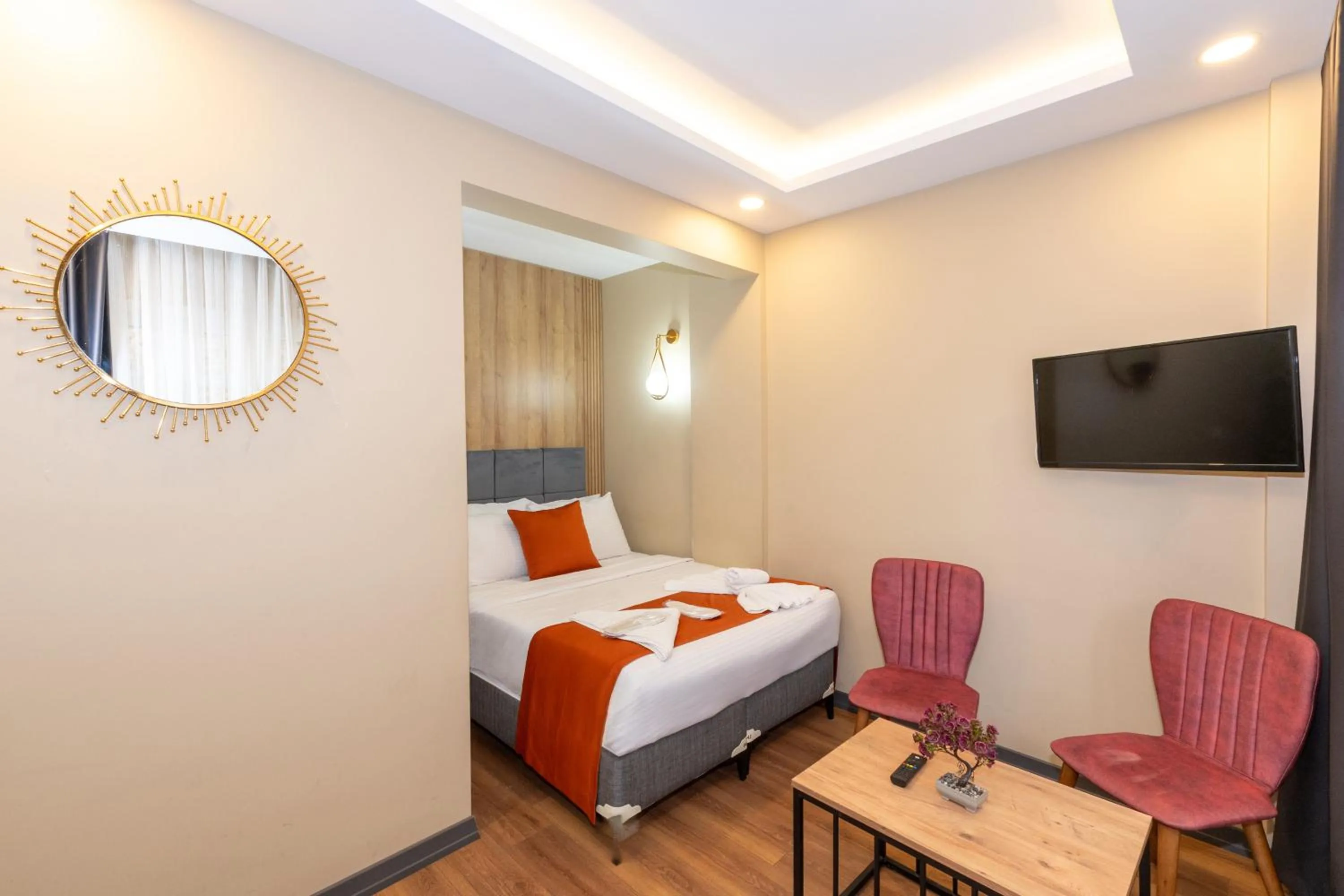 Bedroom, Bed in hotel La Vitrine