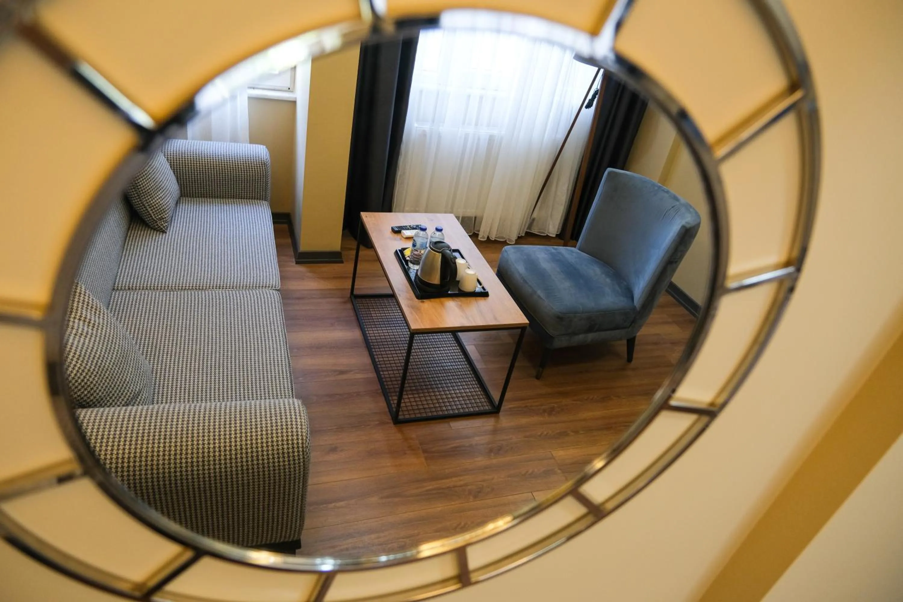 Seating area in hotel La Vitrine