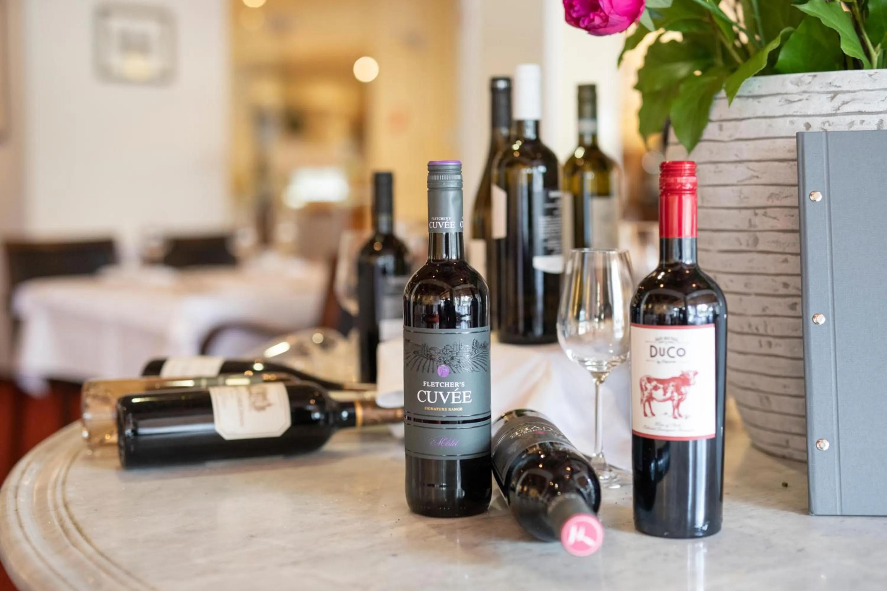 Alcoholic drinks in Fletcher Hotel-Restaurant Wolfheze