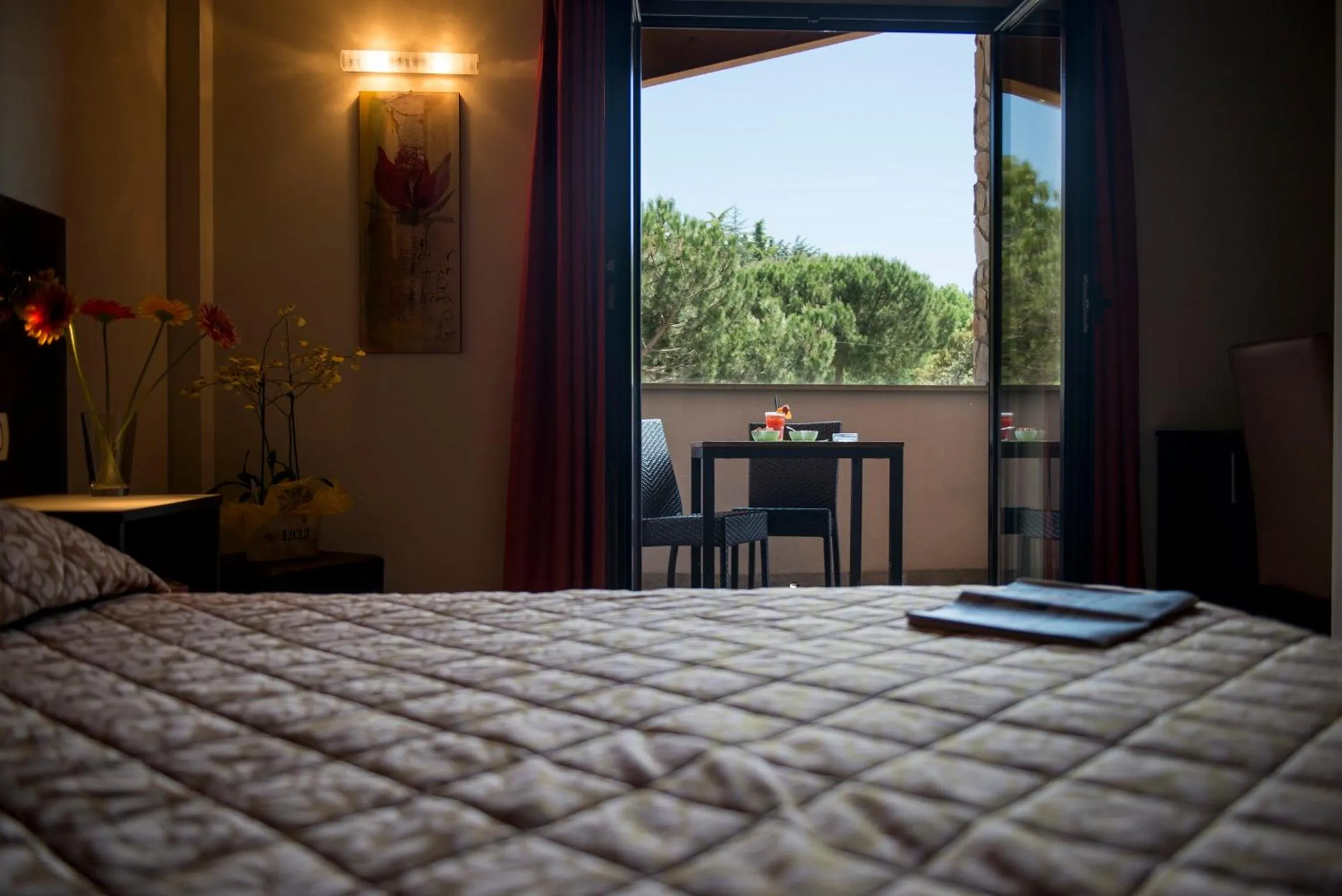 Balcony/Terrace, Bed in Hotel Centova