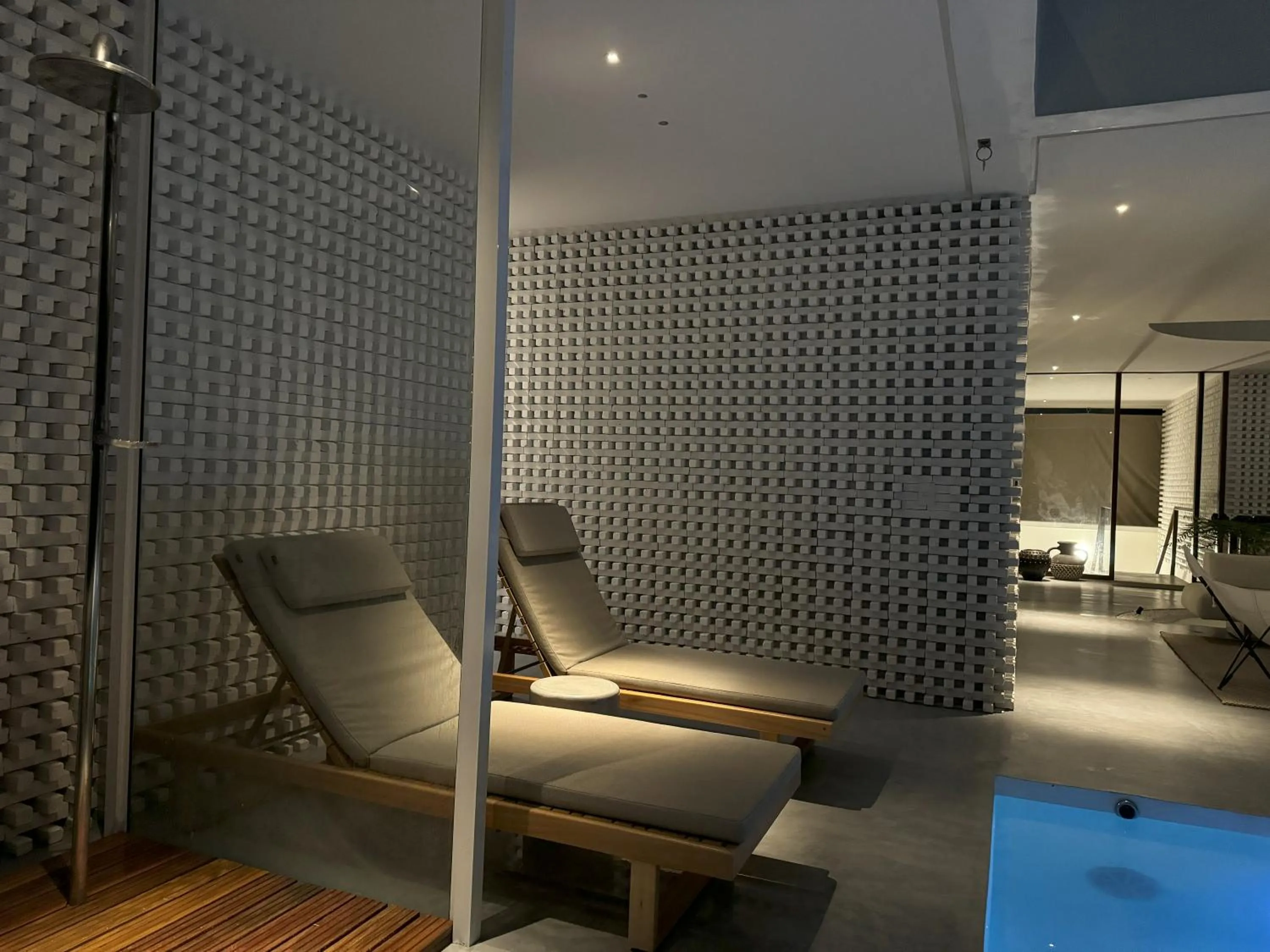 Pool view in Pousada Mestizo