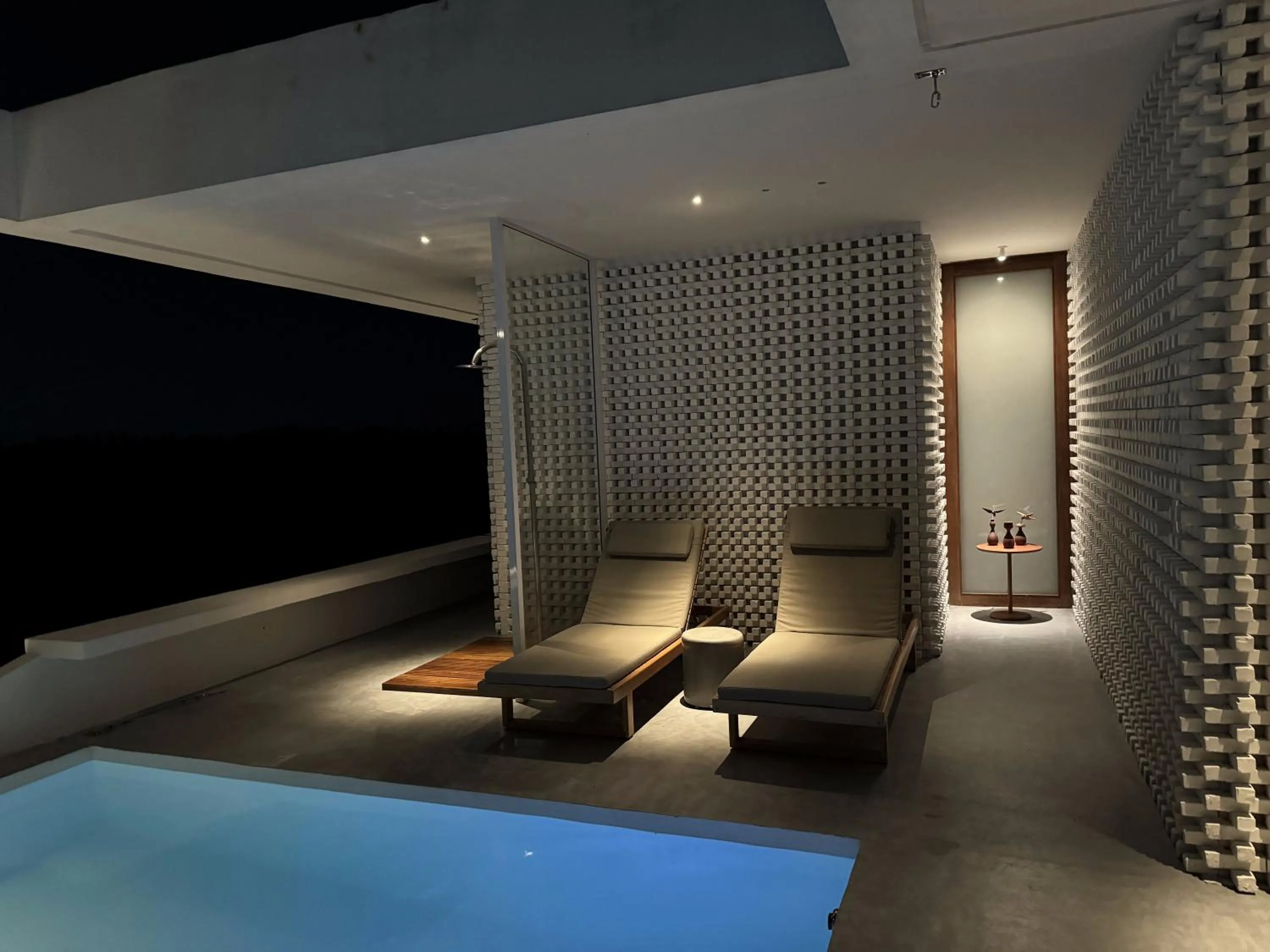 Pool view in Pousada Mestizo