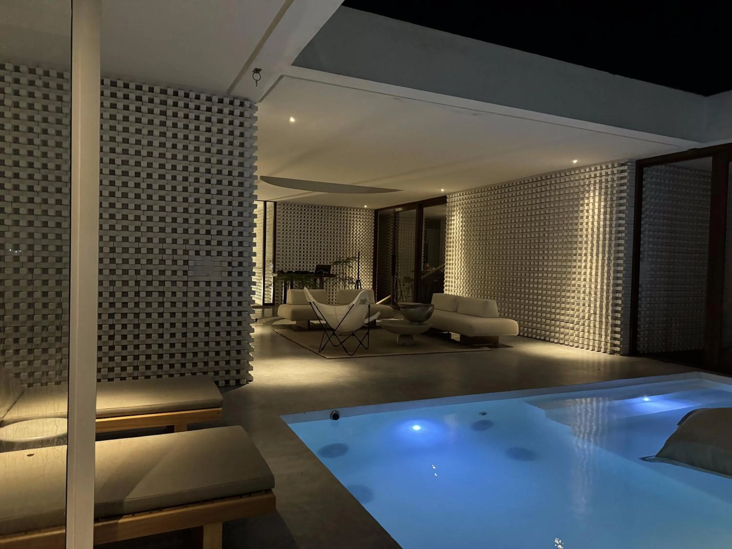 Pool view in Pousada Mestizo