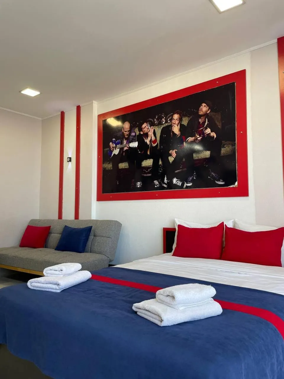 Bed in Rock Hotel First Line