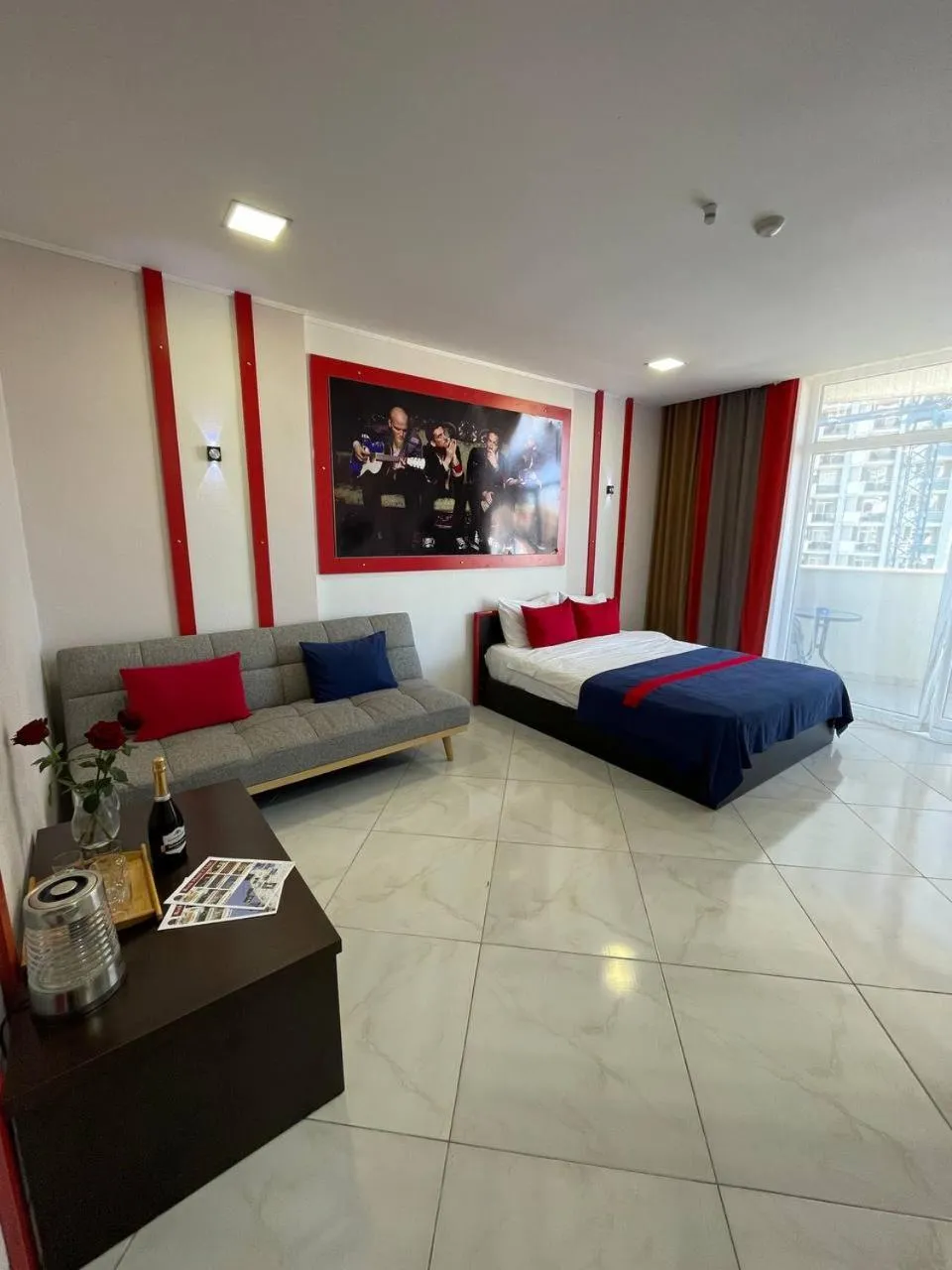 Bed in Rock Hotel First Line