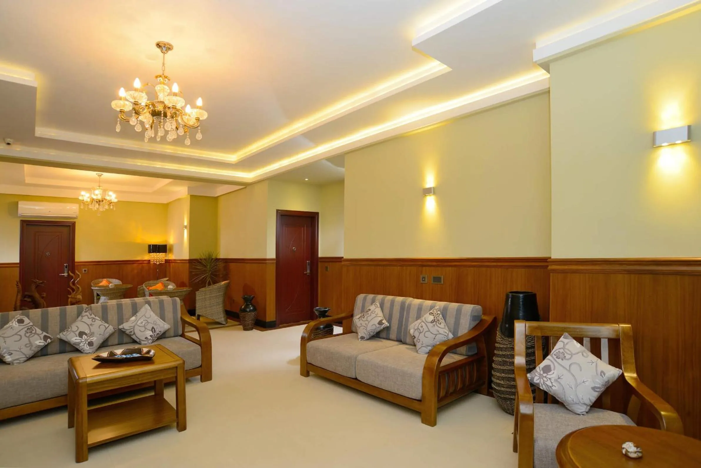 Living room in Fuvahmulah Central Hotel