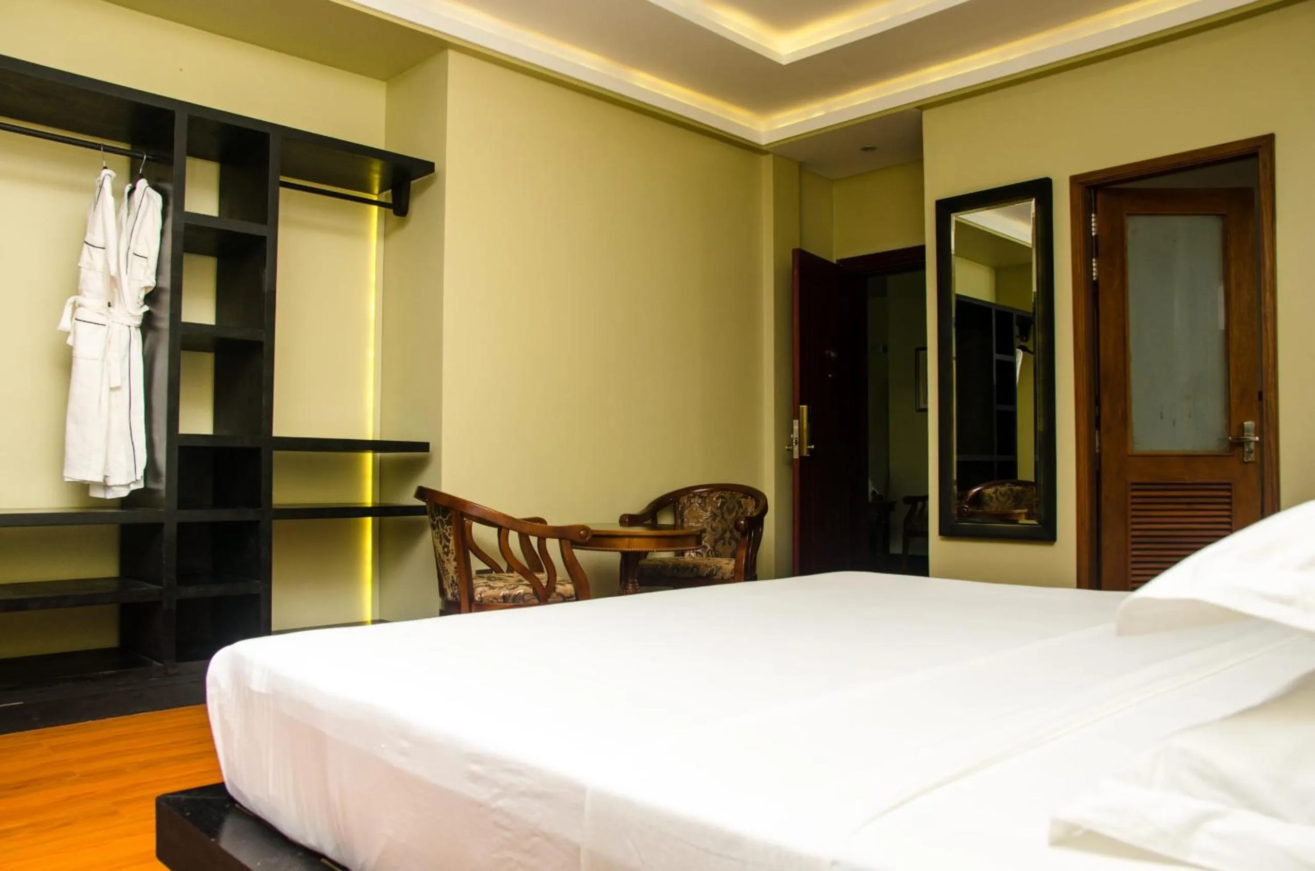 Bed in Fuvahmulah Central Hotel