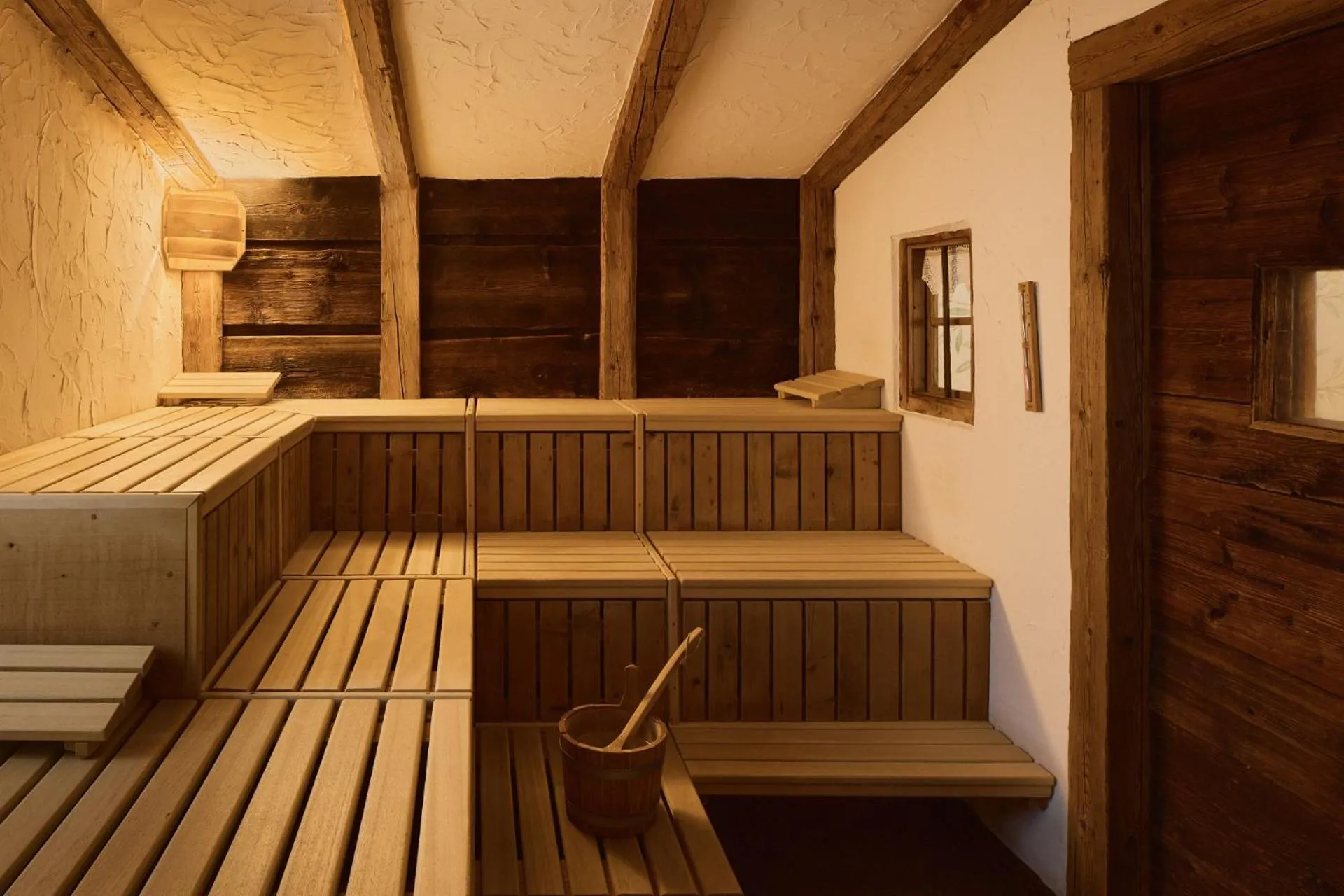 Sauna, Bed in Residence Rosarela