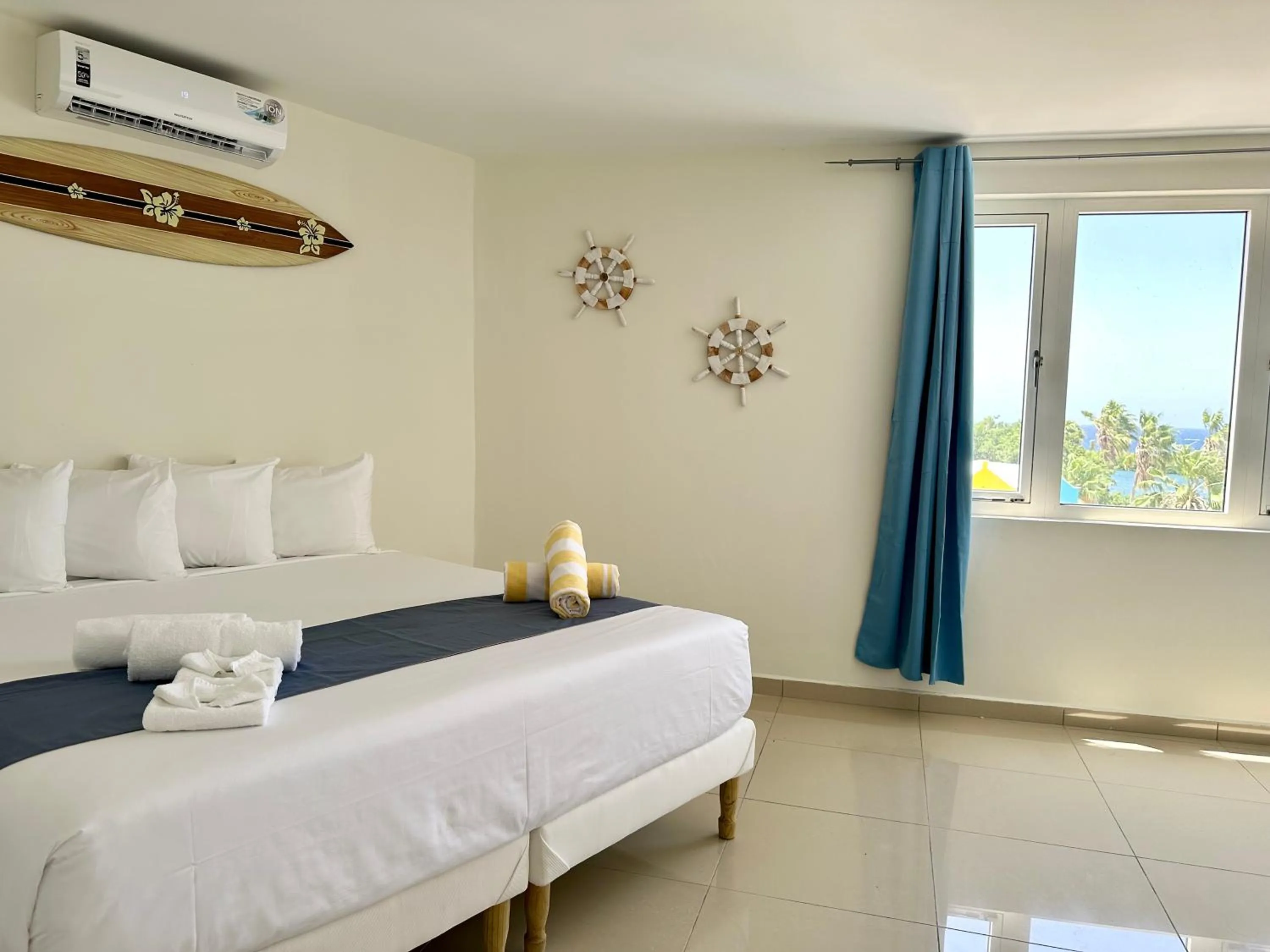 Bed in MERAKII SEAVIEW ESCAPE CURACAO