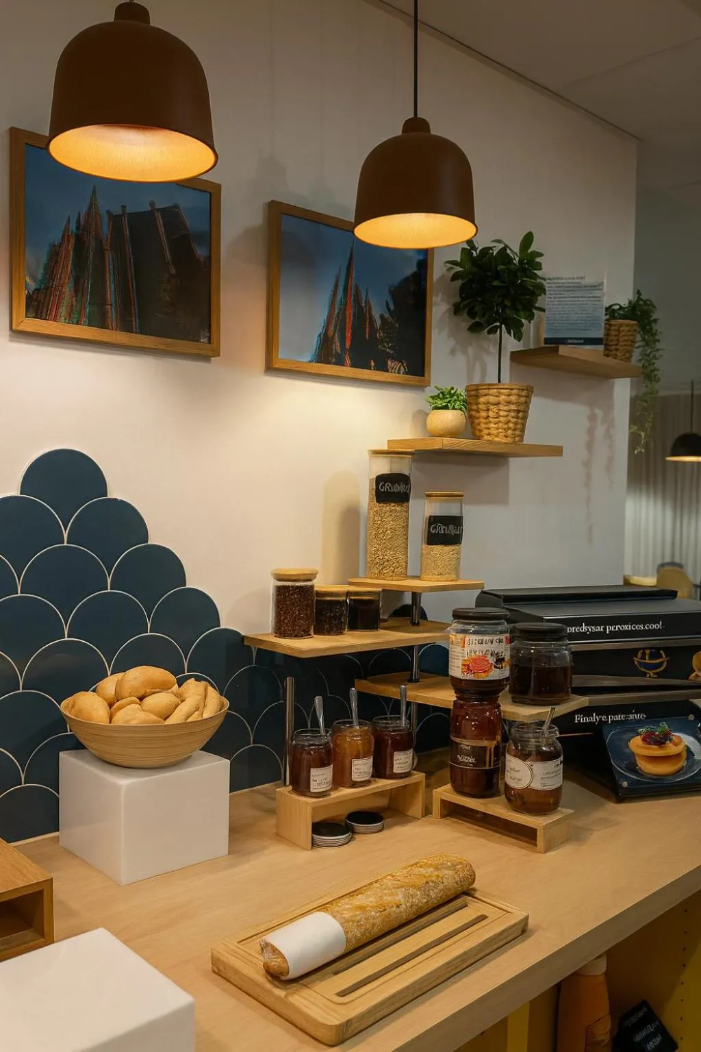 Buffet breakfast in Kyriad Clermont-Ferrand-Sud - La Pardieu