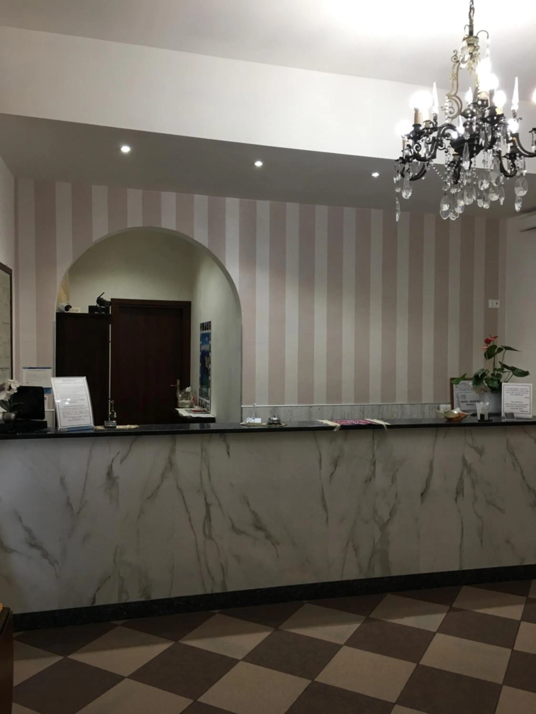 Lobby or reception in Antico Hotel Moderno