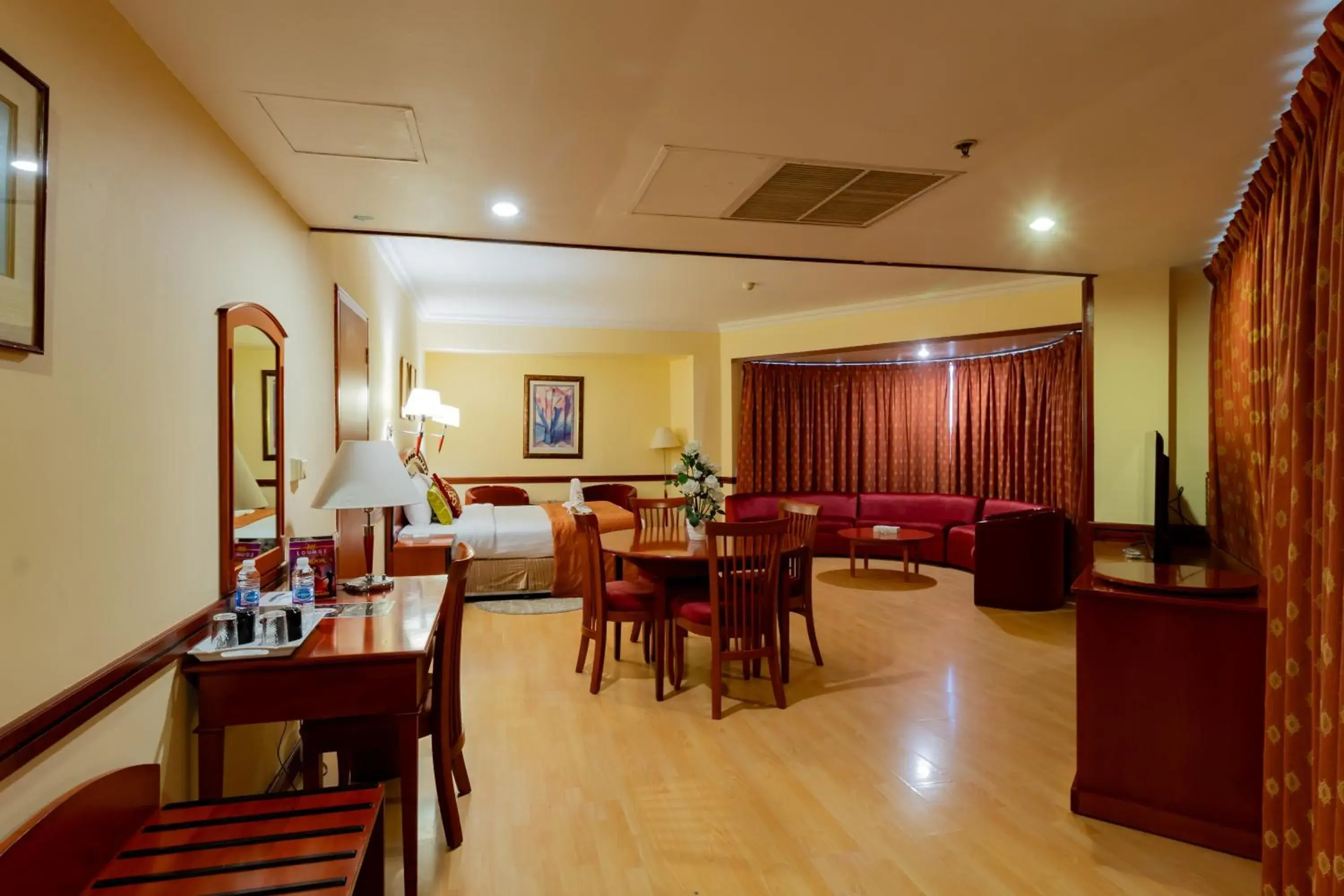 Living room in City Palace Hotel Living room in City Palace Hotel