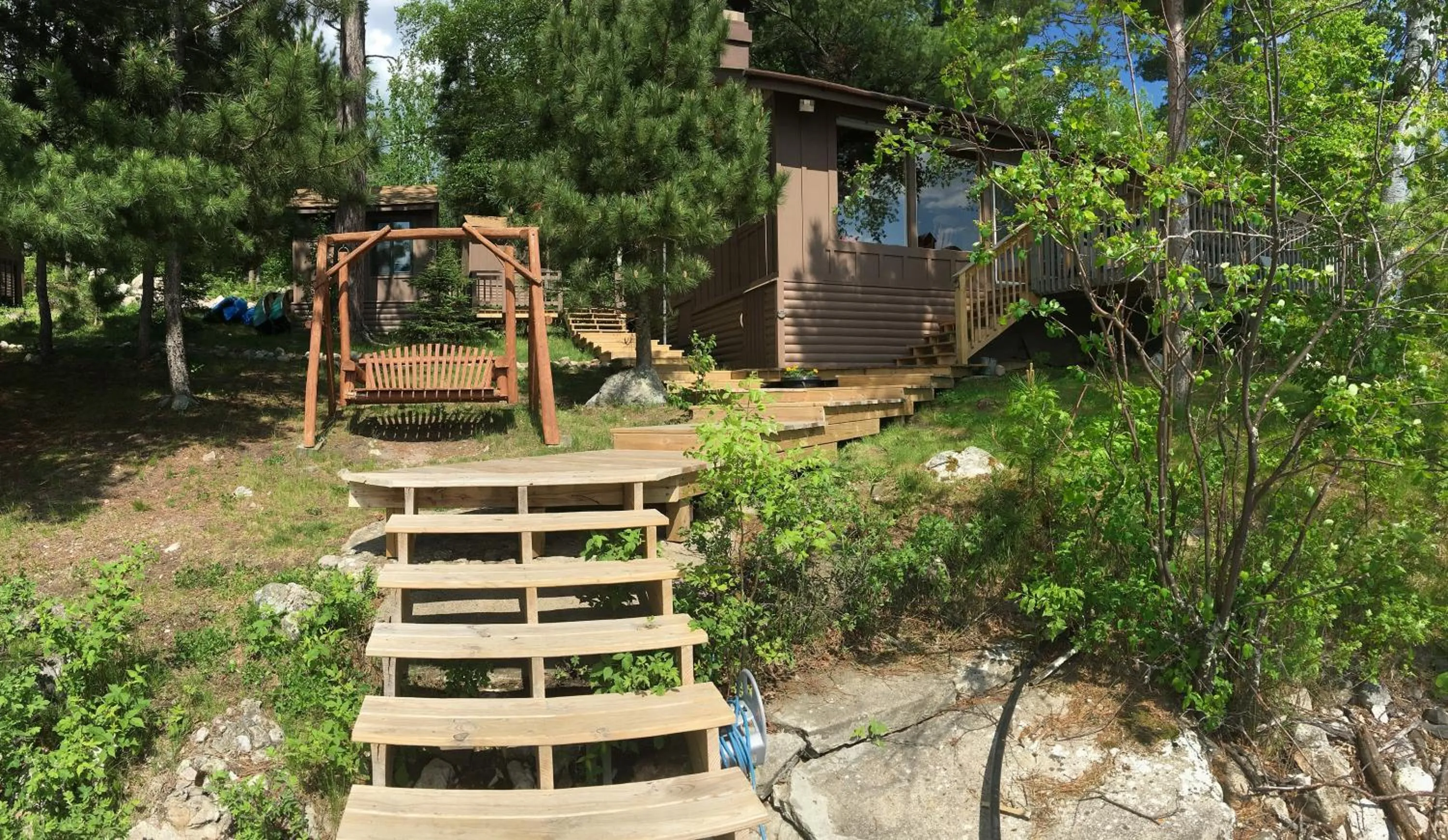 Seating area in Ludlow's Island Resort