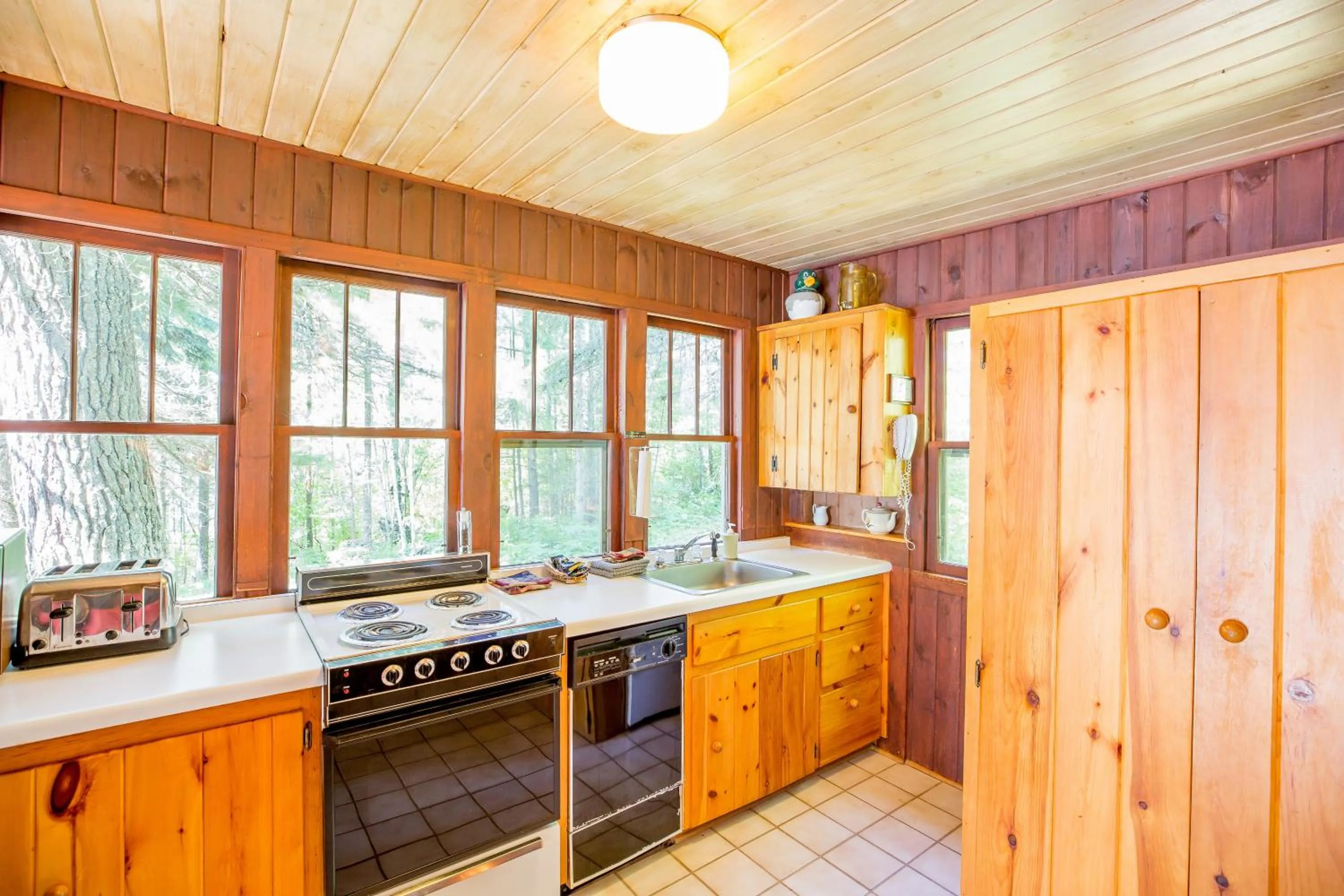 Kitchen or kitchenette in Ludlow's Island Resort