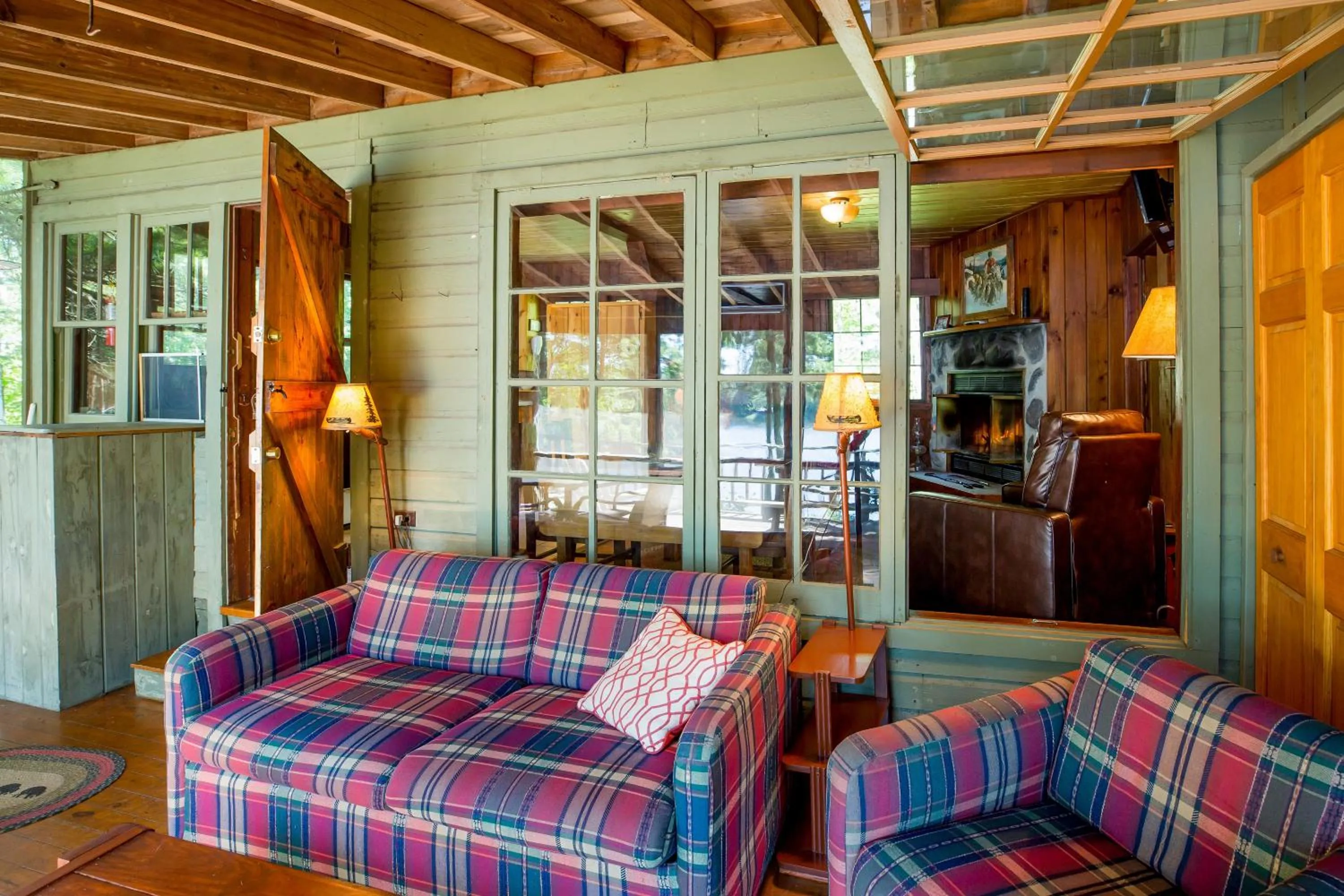 Patio in Ludlow's Island Resort