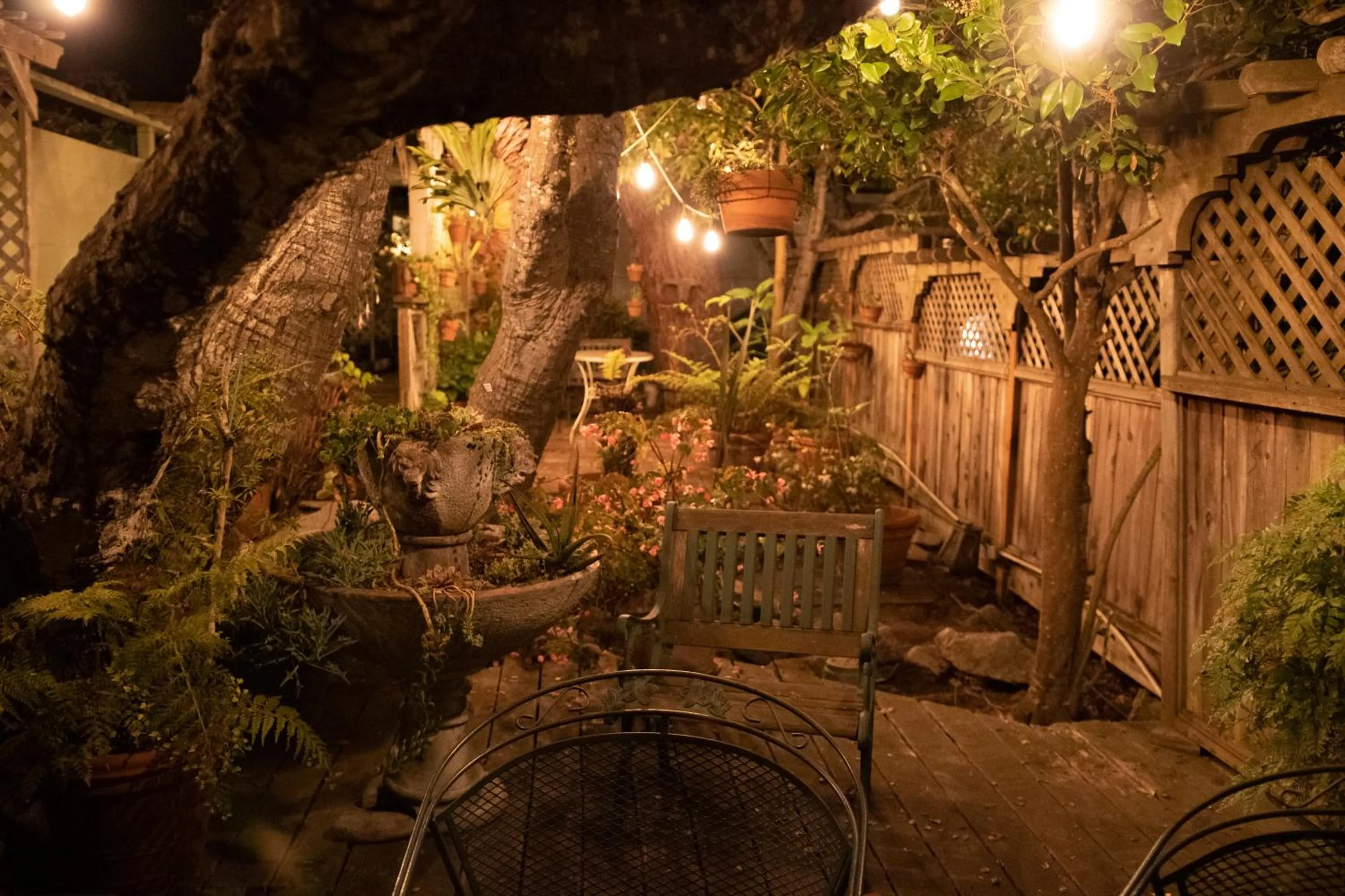 Patio in Carmel Garden Inn