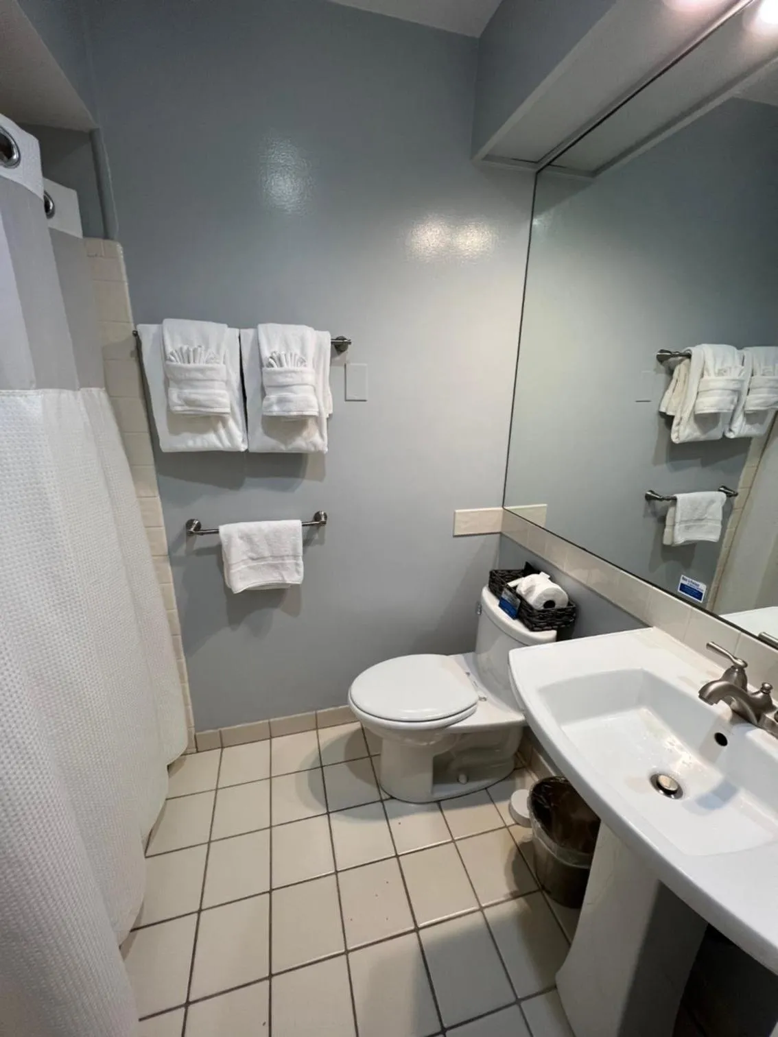 Bathroom in Carmel Garden Inn