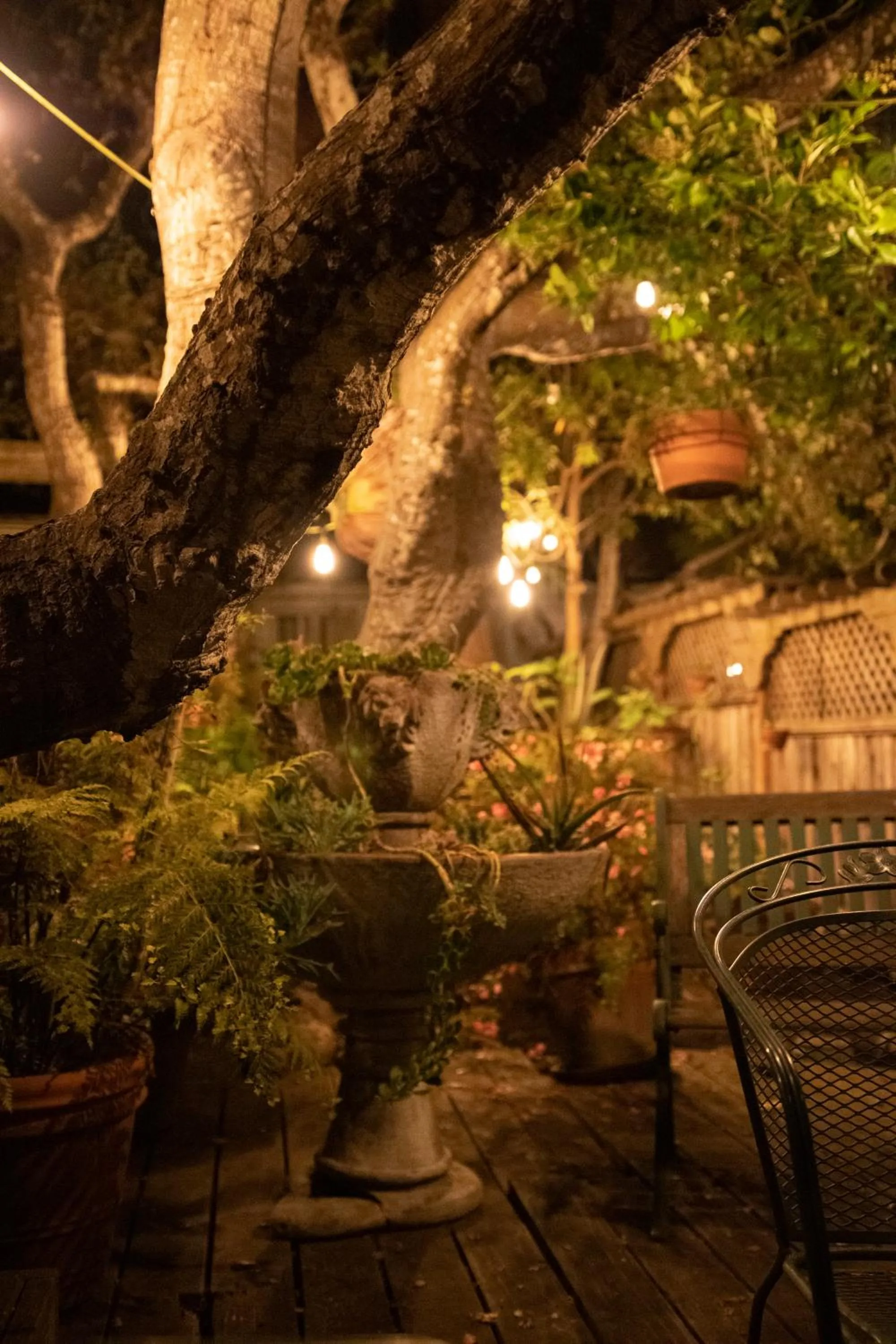 Patio in Carmel Garden Inn