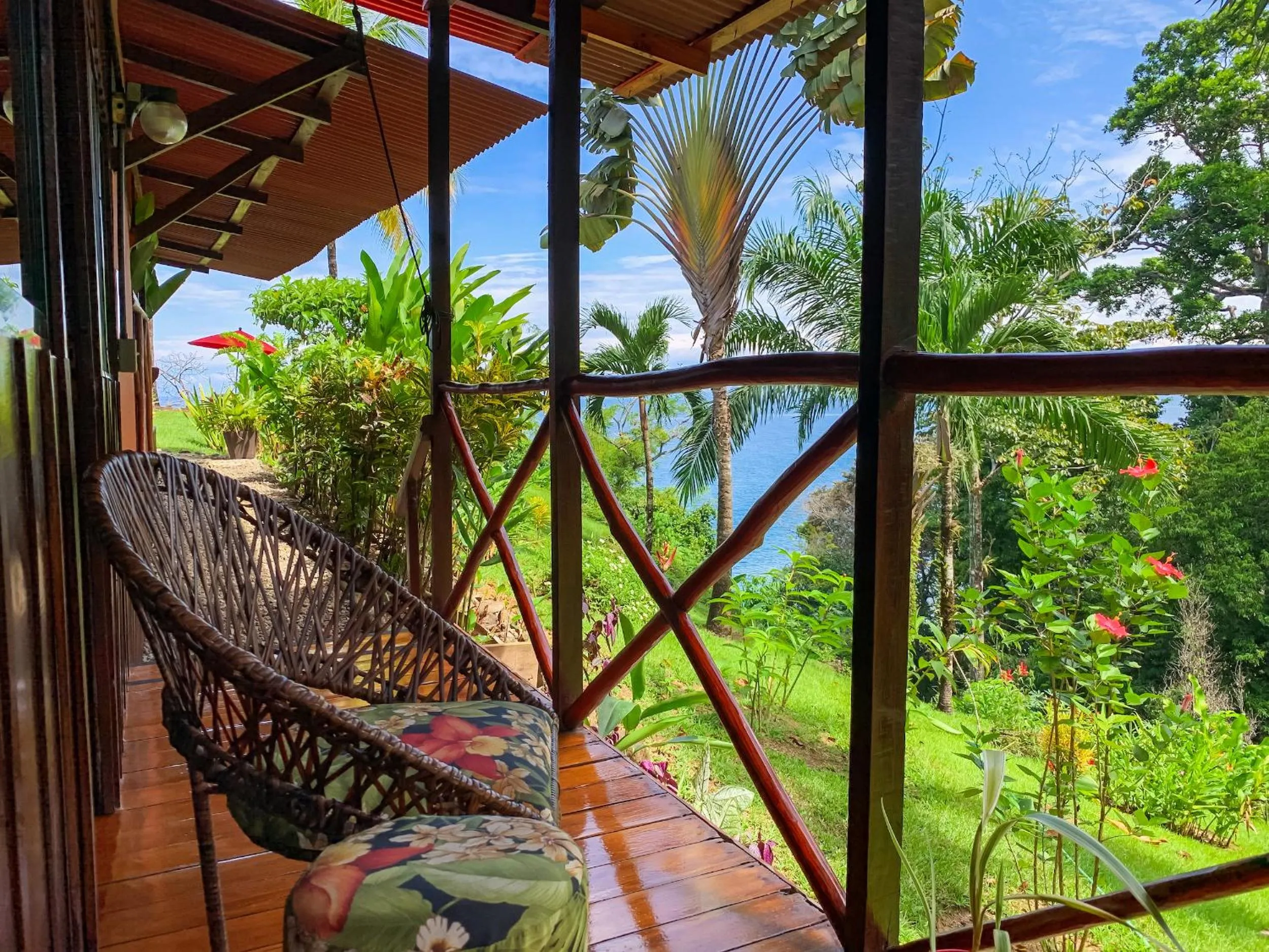 Balcony/Terrace in Las Caletas Lodge