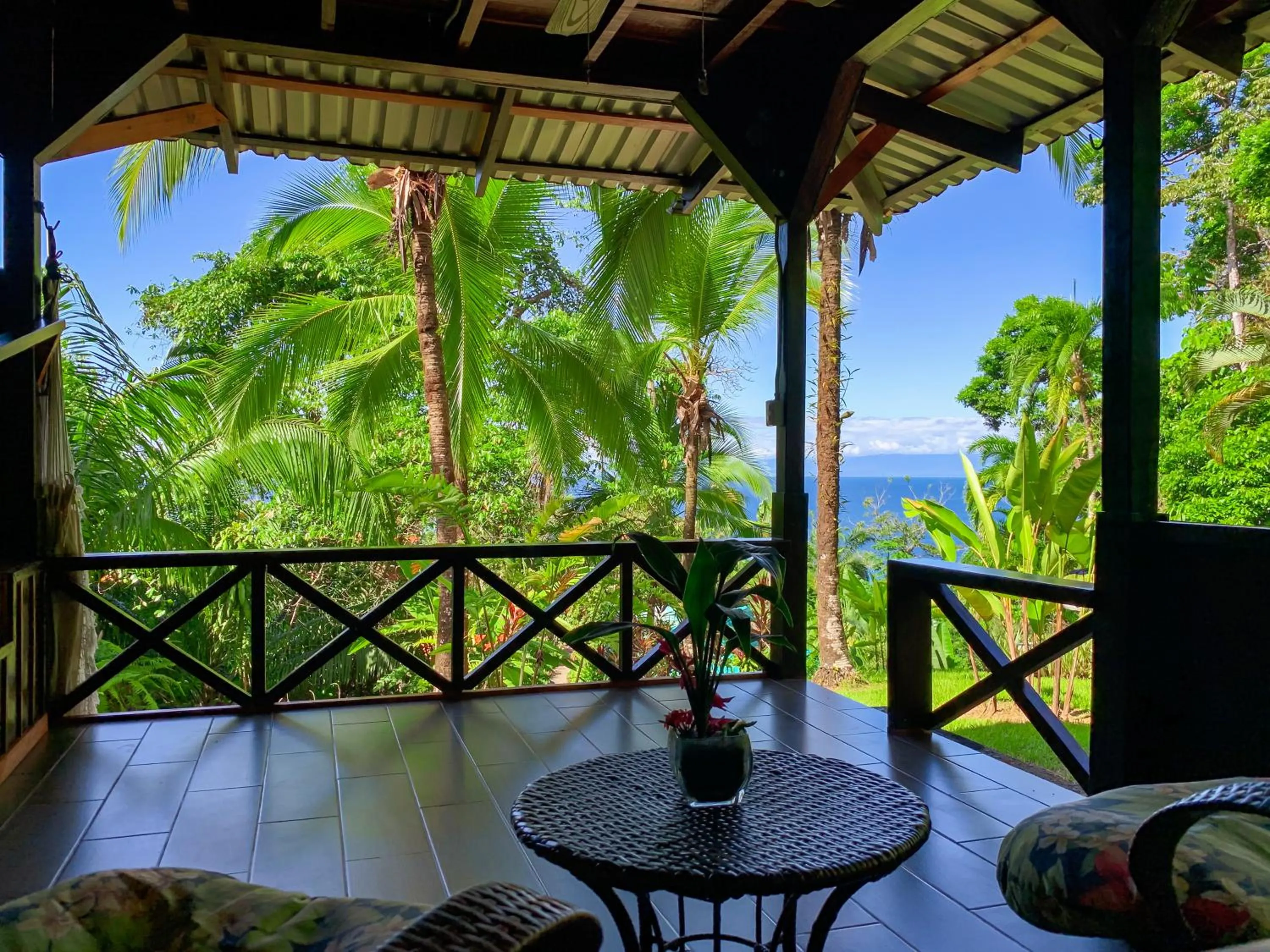 Balcony/Terrace in Las Caletas Lodge