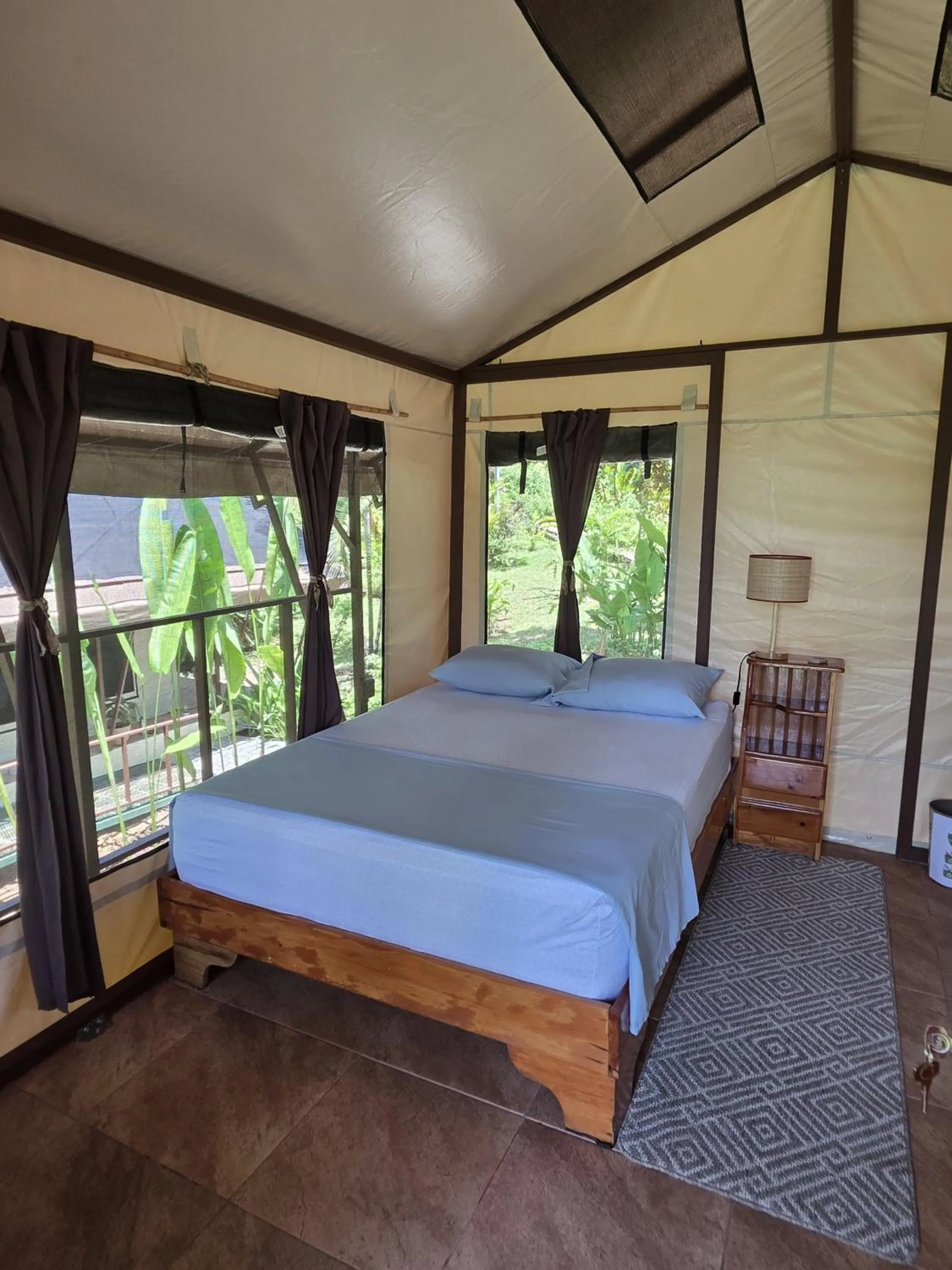Bed in Las Caletas Lodge