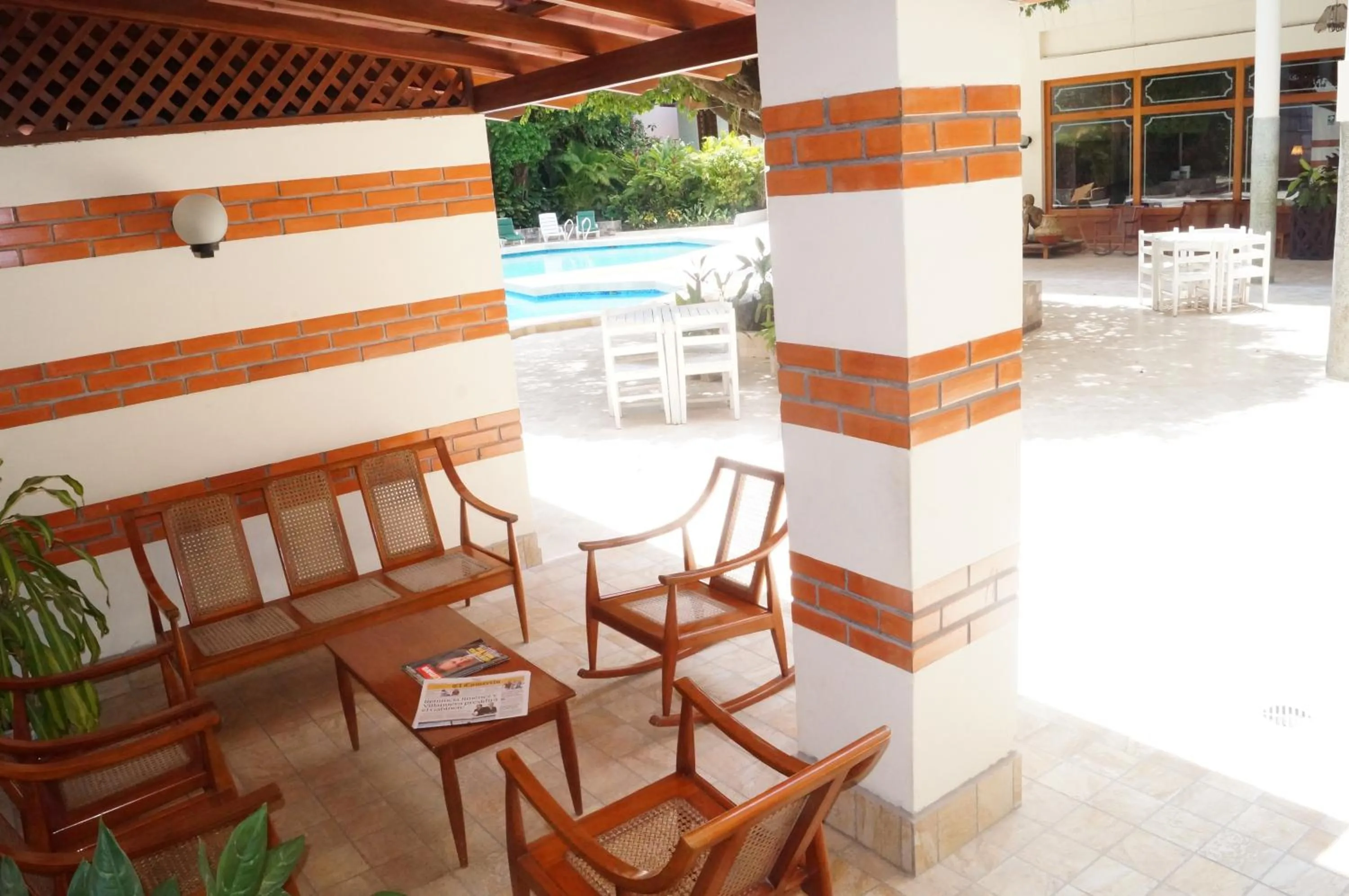 Patio in Grand Hotel Mercedes