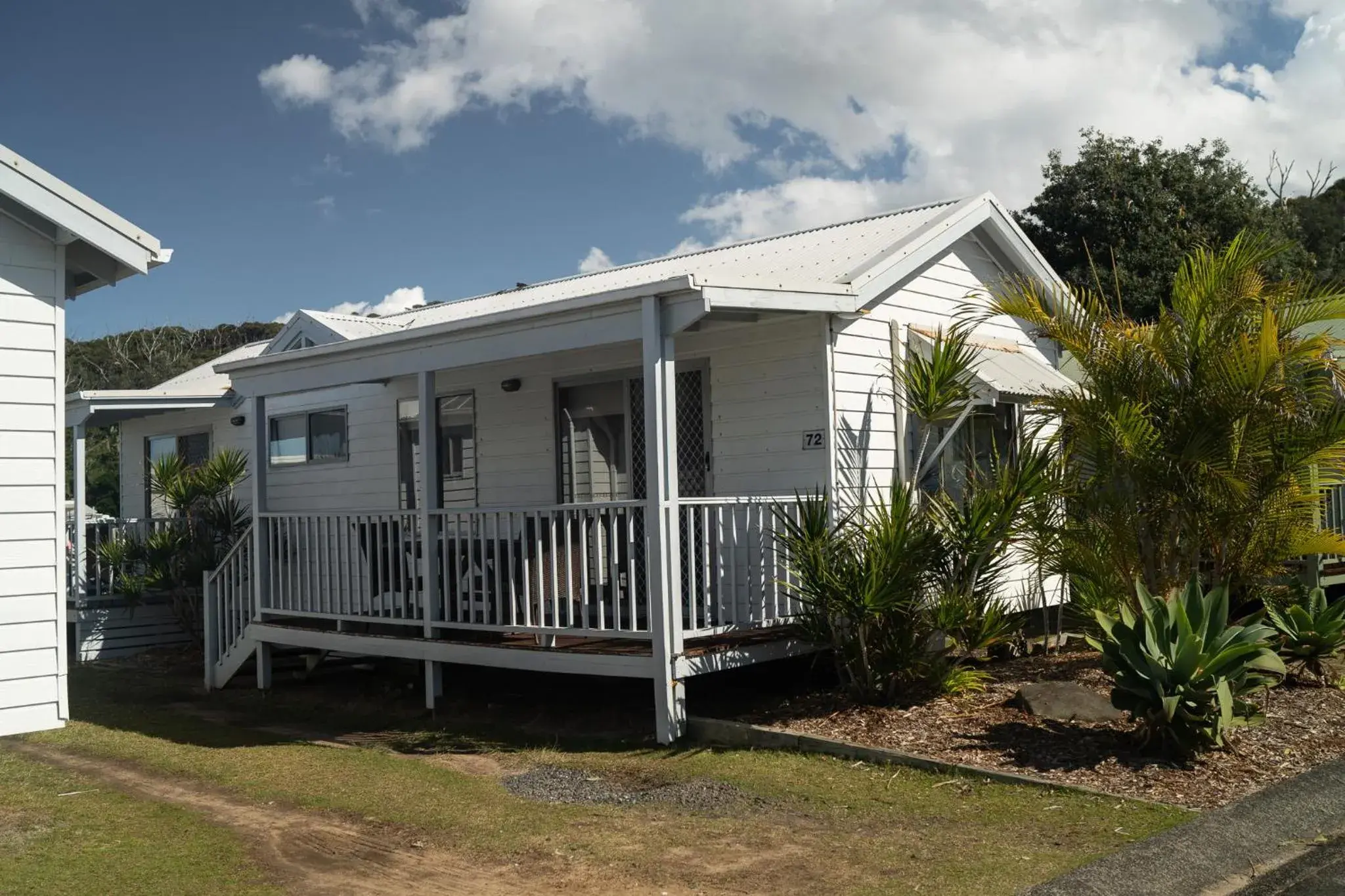 Garden view in Blue Lagoon Beach Resort Garden view in Blue Lagoon Beach Resort