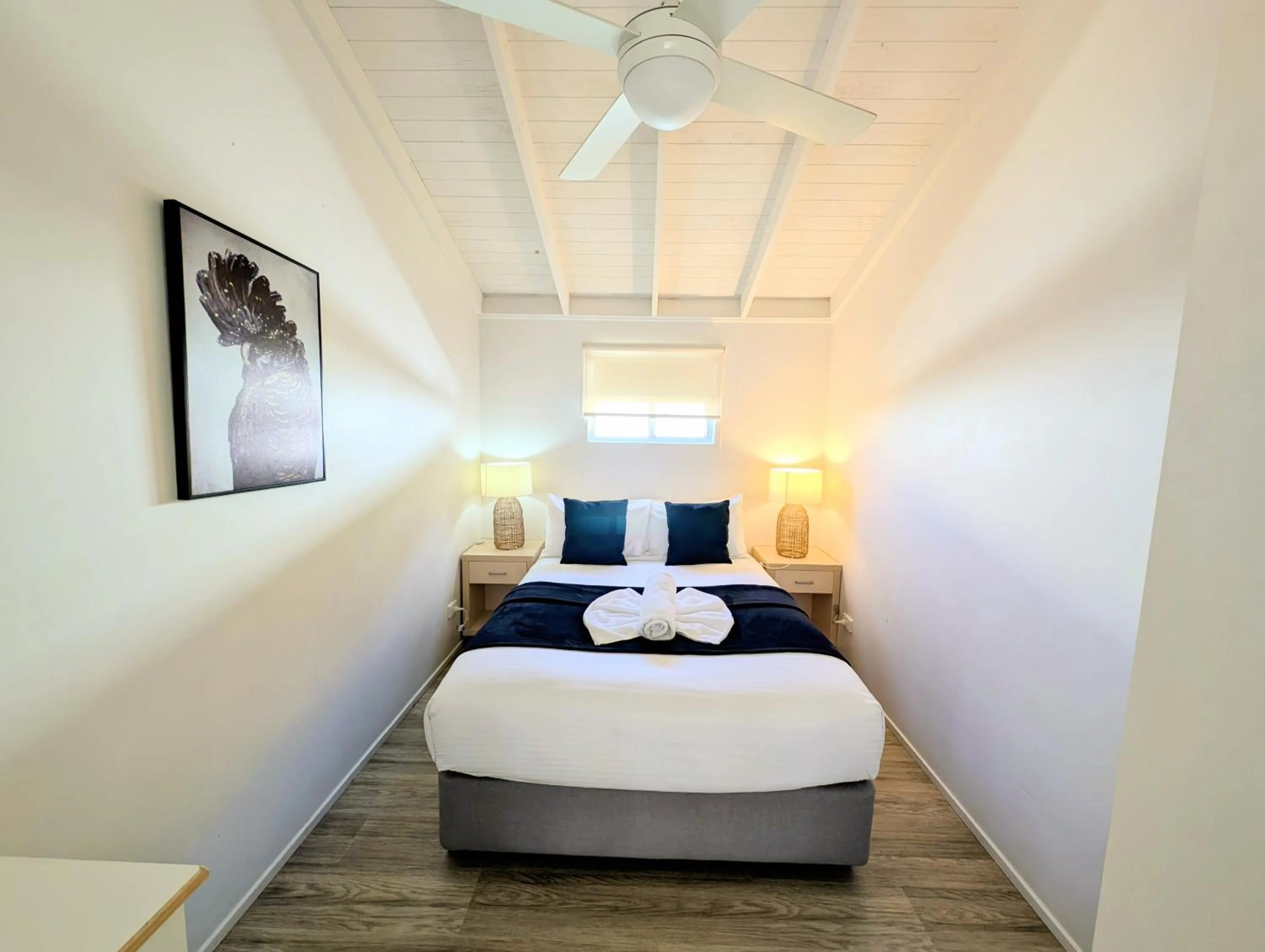 Bed in Blue Lagoon Beach Resort