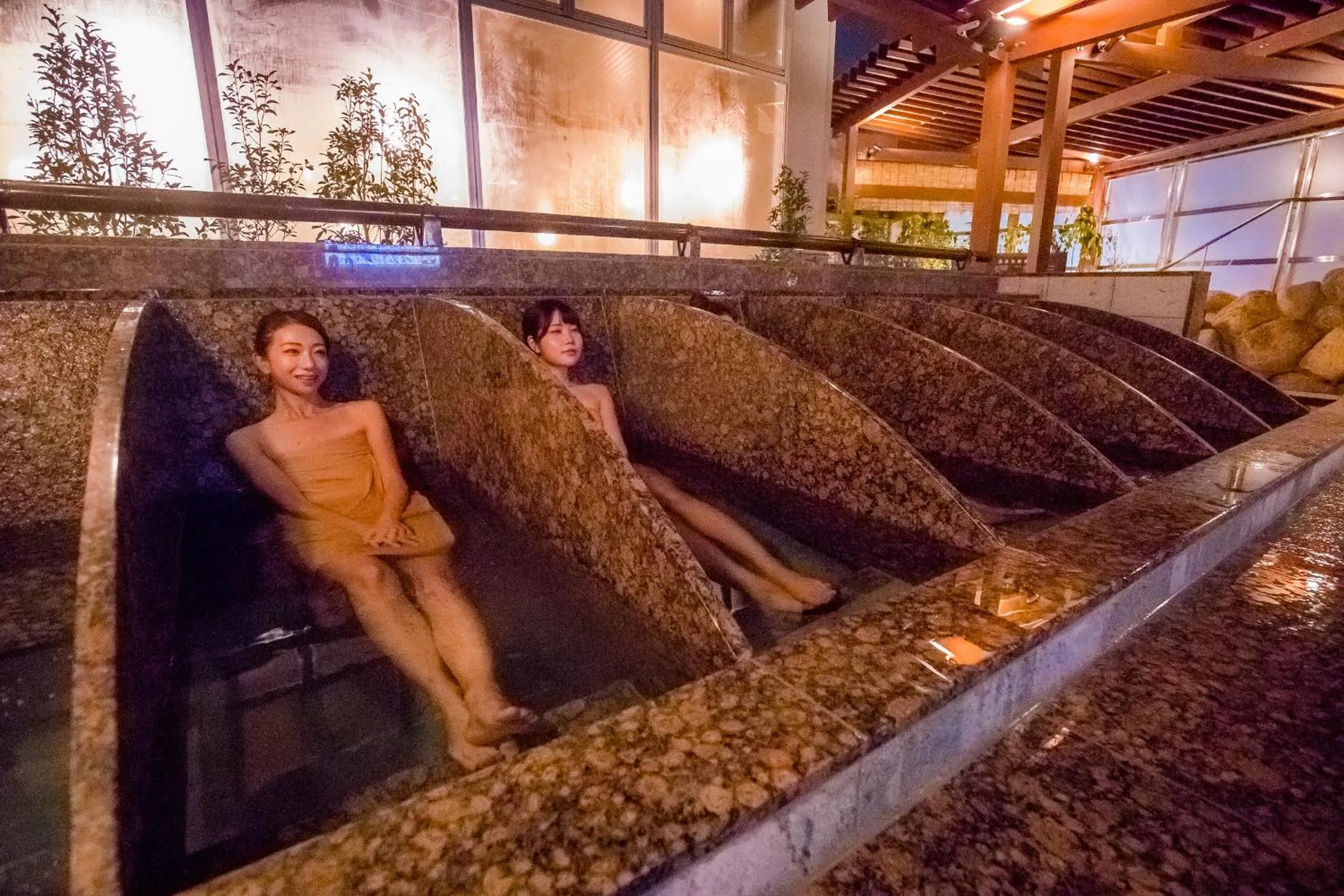 Hot Spring Bath in Spa & Hotel Suishun Matsuiyamate