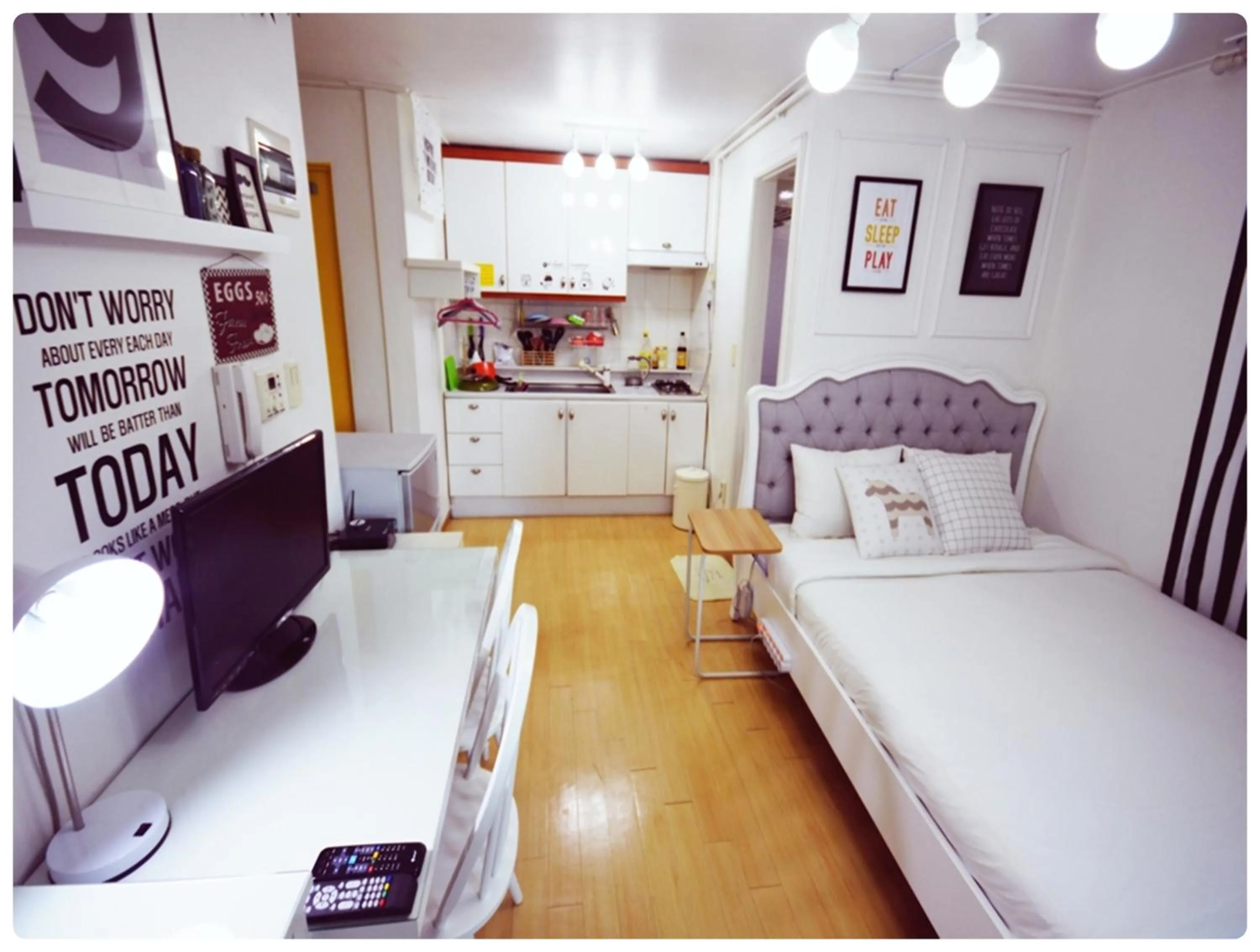 Bed in Han River Residence & Guesthouse