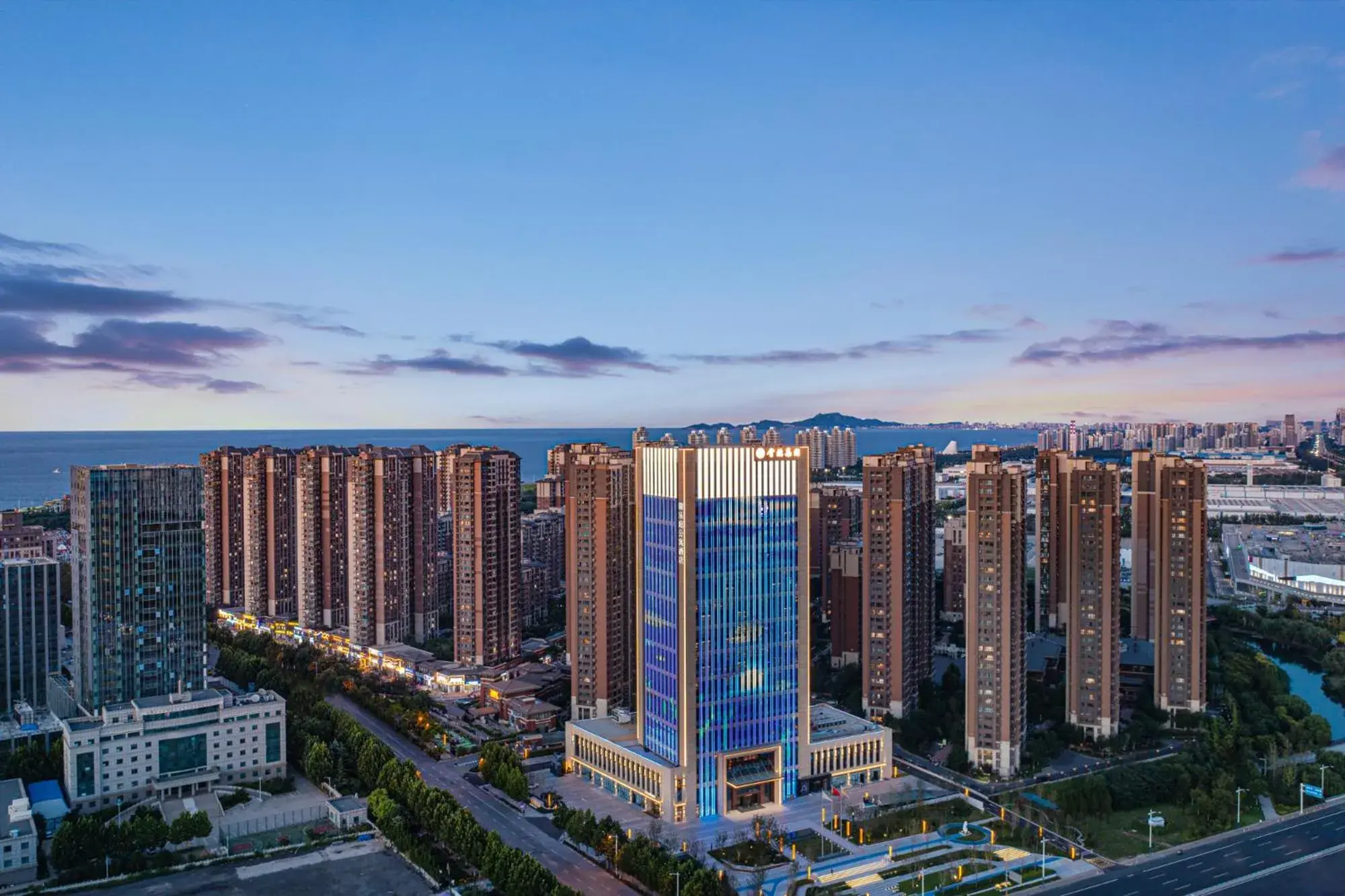 Bird's eye view in Citadines Jinqiao Building Yantai Bird's eye view in Citadines Jinqiao Building Yantai