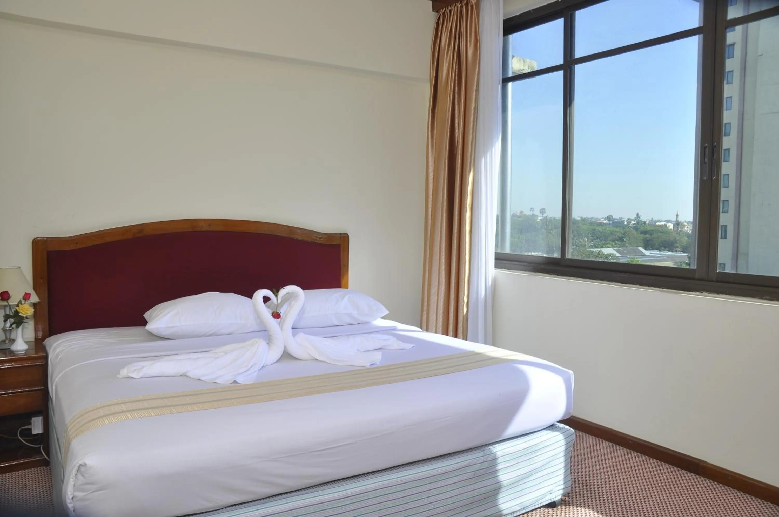 Bed in Panorama Hotel