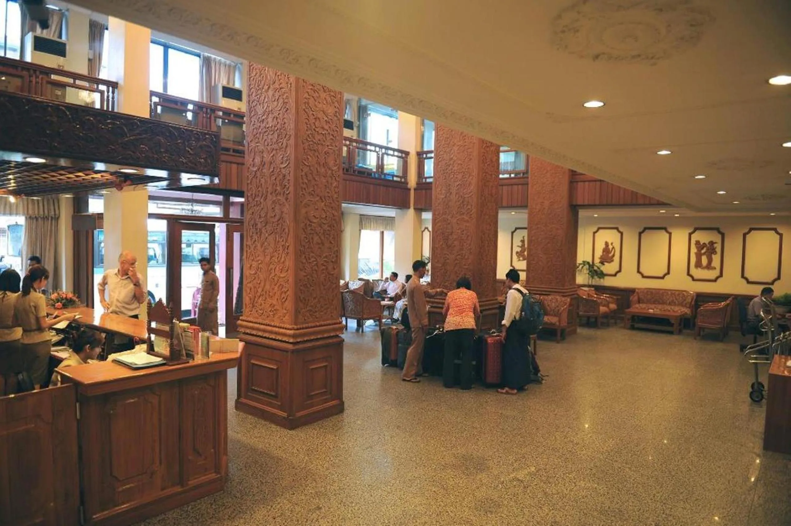 Lobby or reception in Panorama Hotel