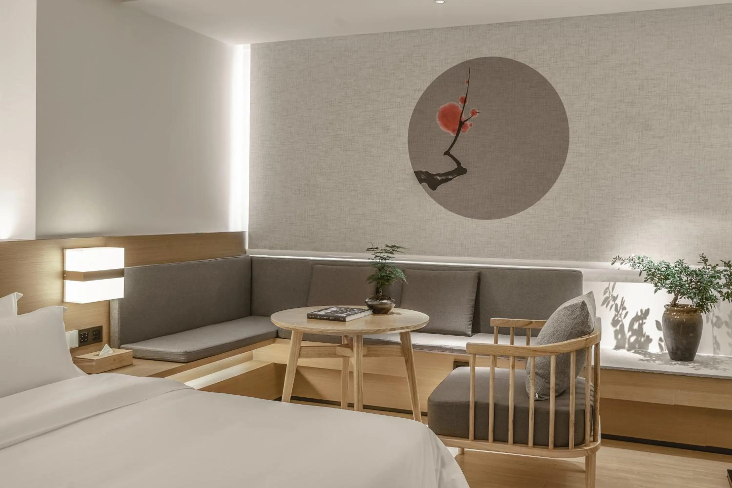 Bed in Guangzhou Shug Art Hotel