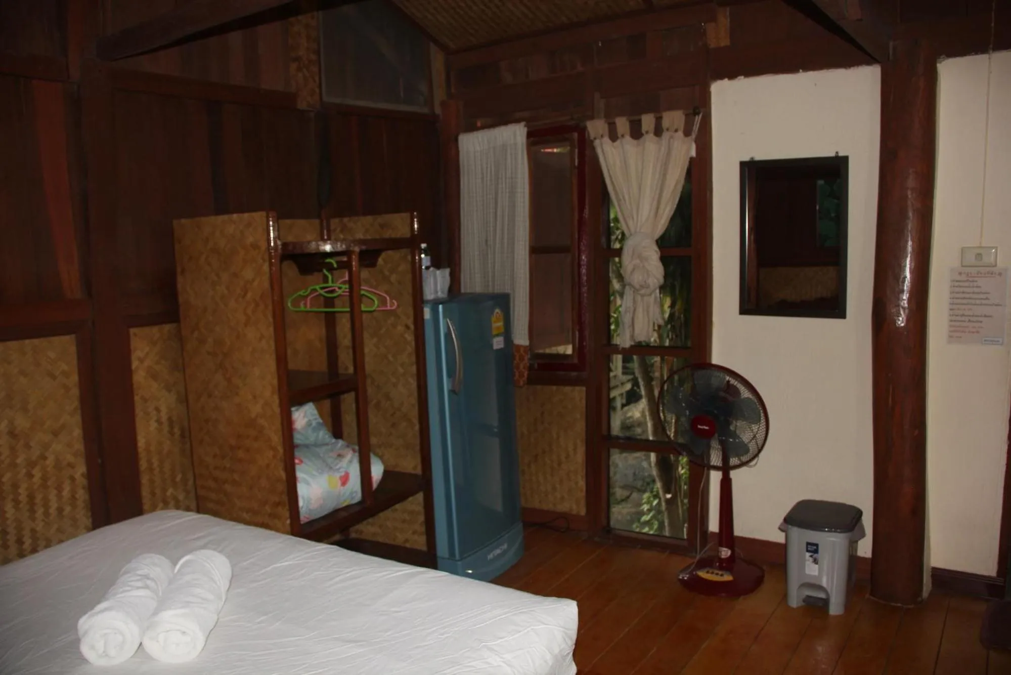 Bed in Soppong River Inn