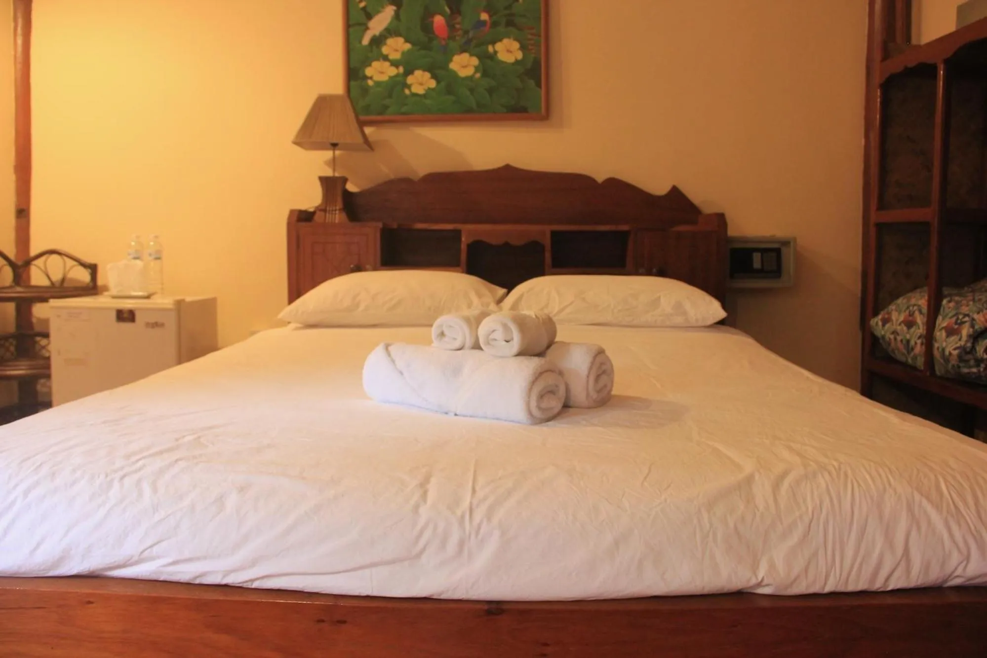 Bed in Soppong River Inn