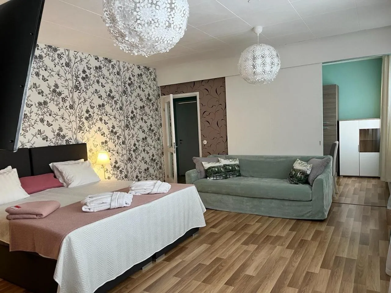 Bed in Hotel Ilomantsi North Star