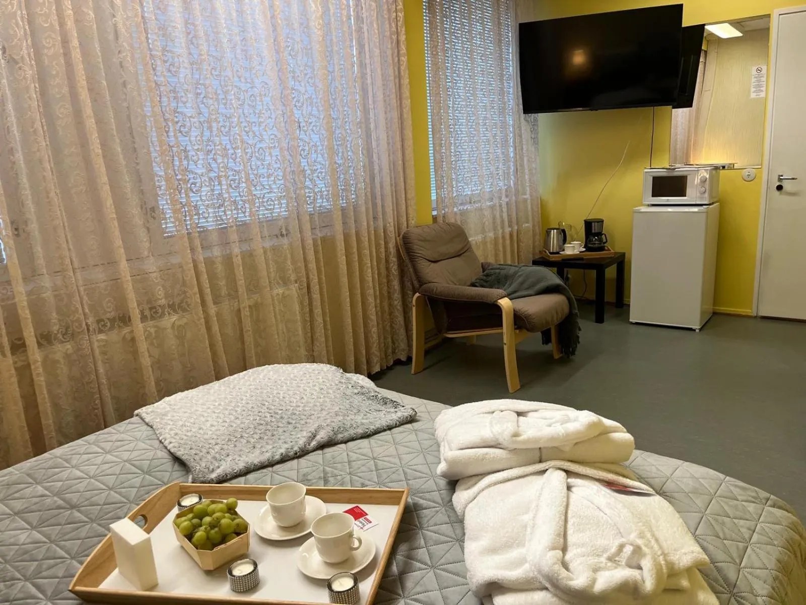 Bed in Hotel Ilomantsi North Star