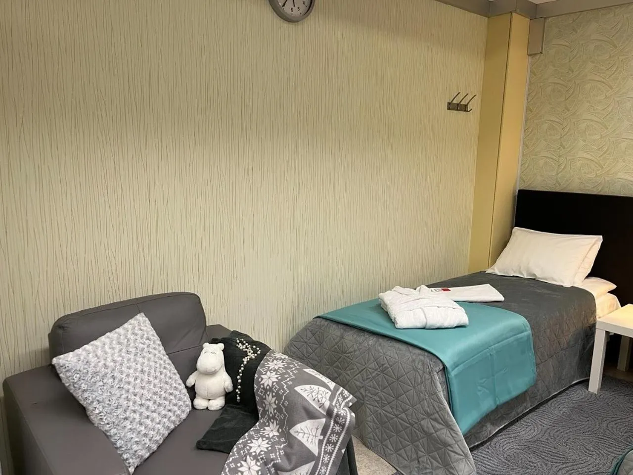 Bed in Hotel Ilomantsi North Star