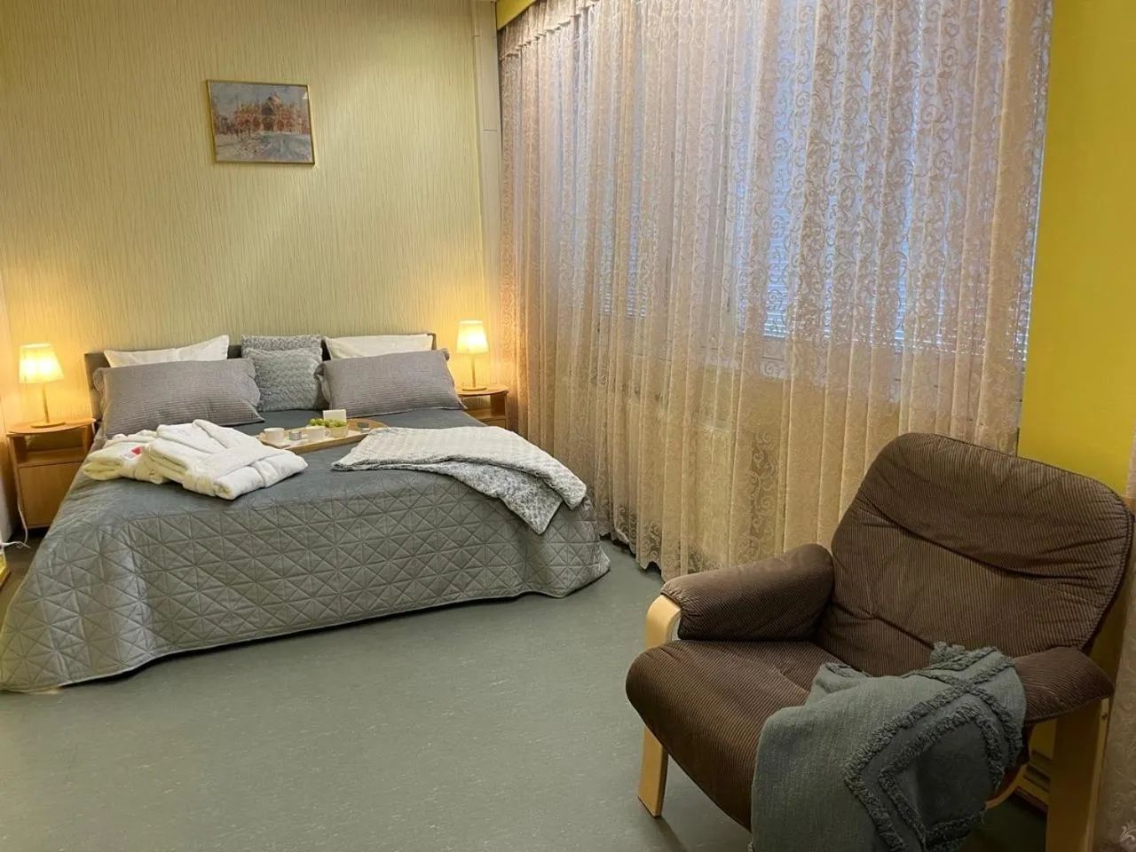 Bed in Hotel Ilomantsi North Star