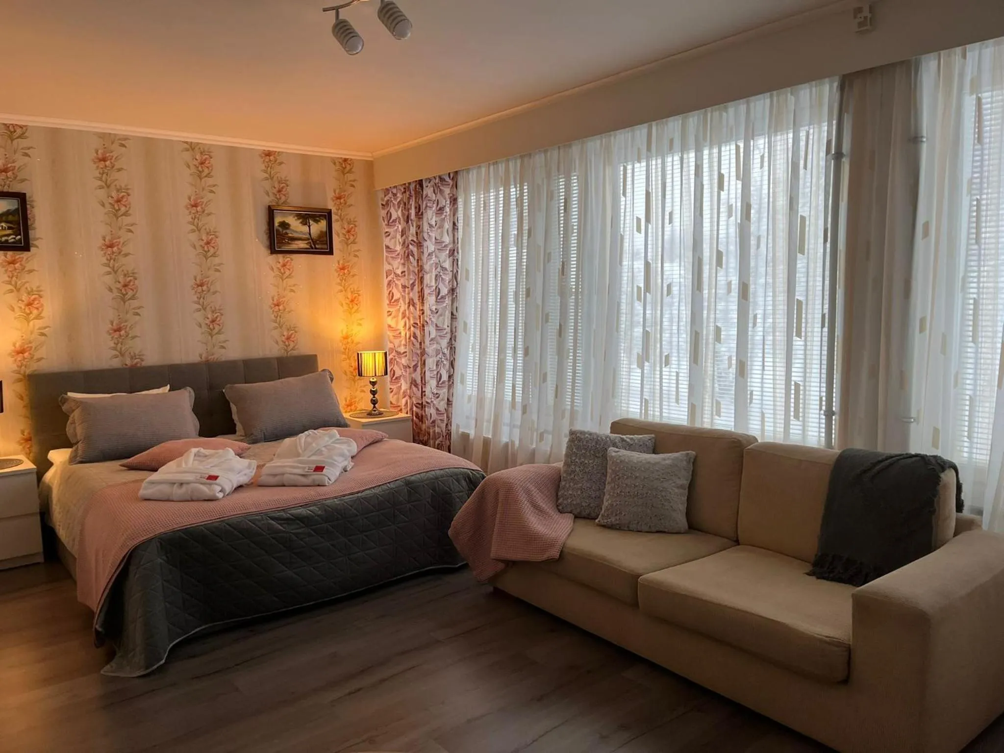 Bed in Hotel Ilomantsi North Star