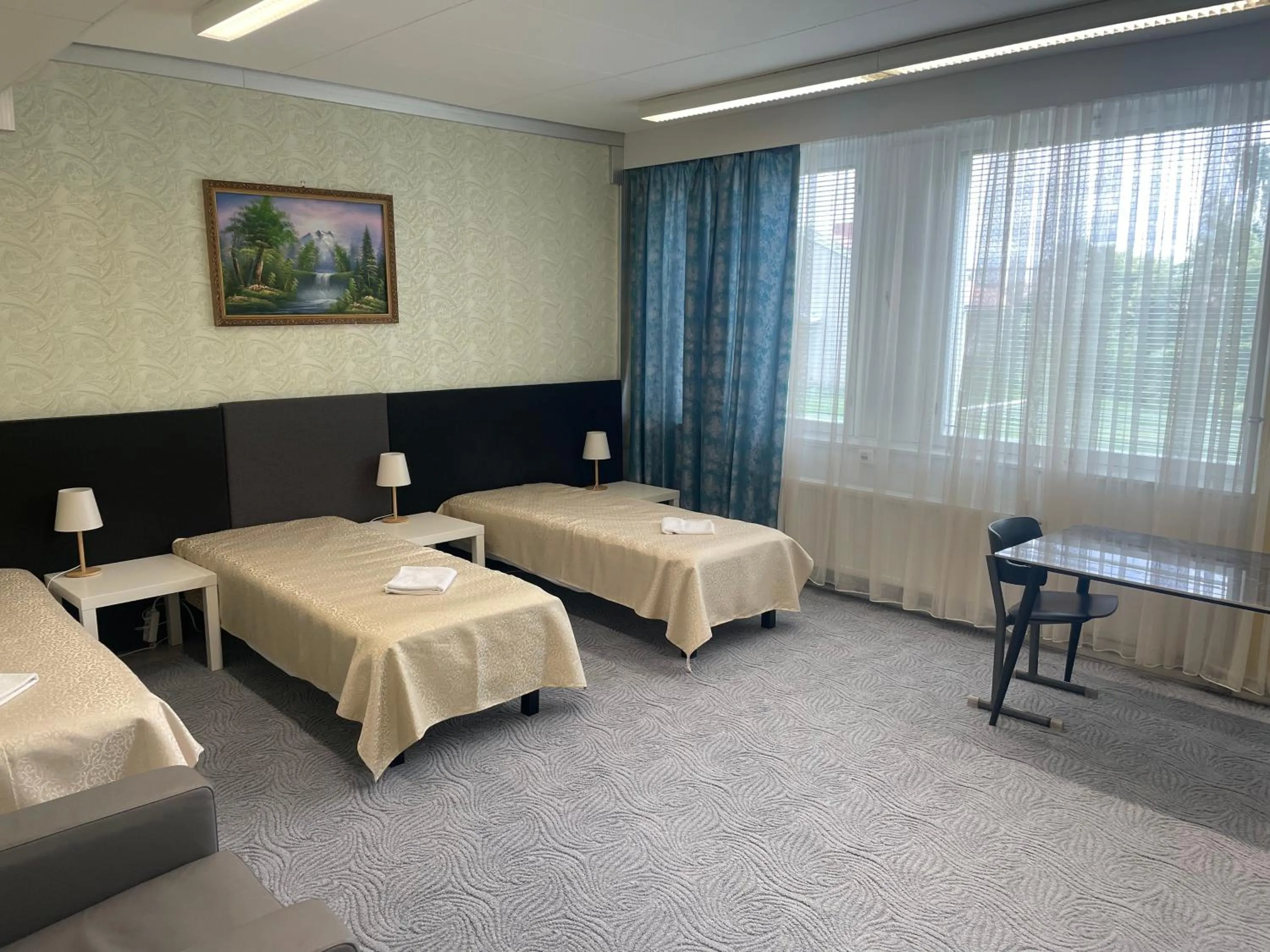 Bed in Hotel Ilomantsi North Star